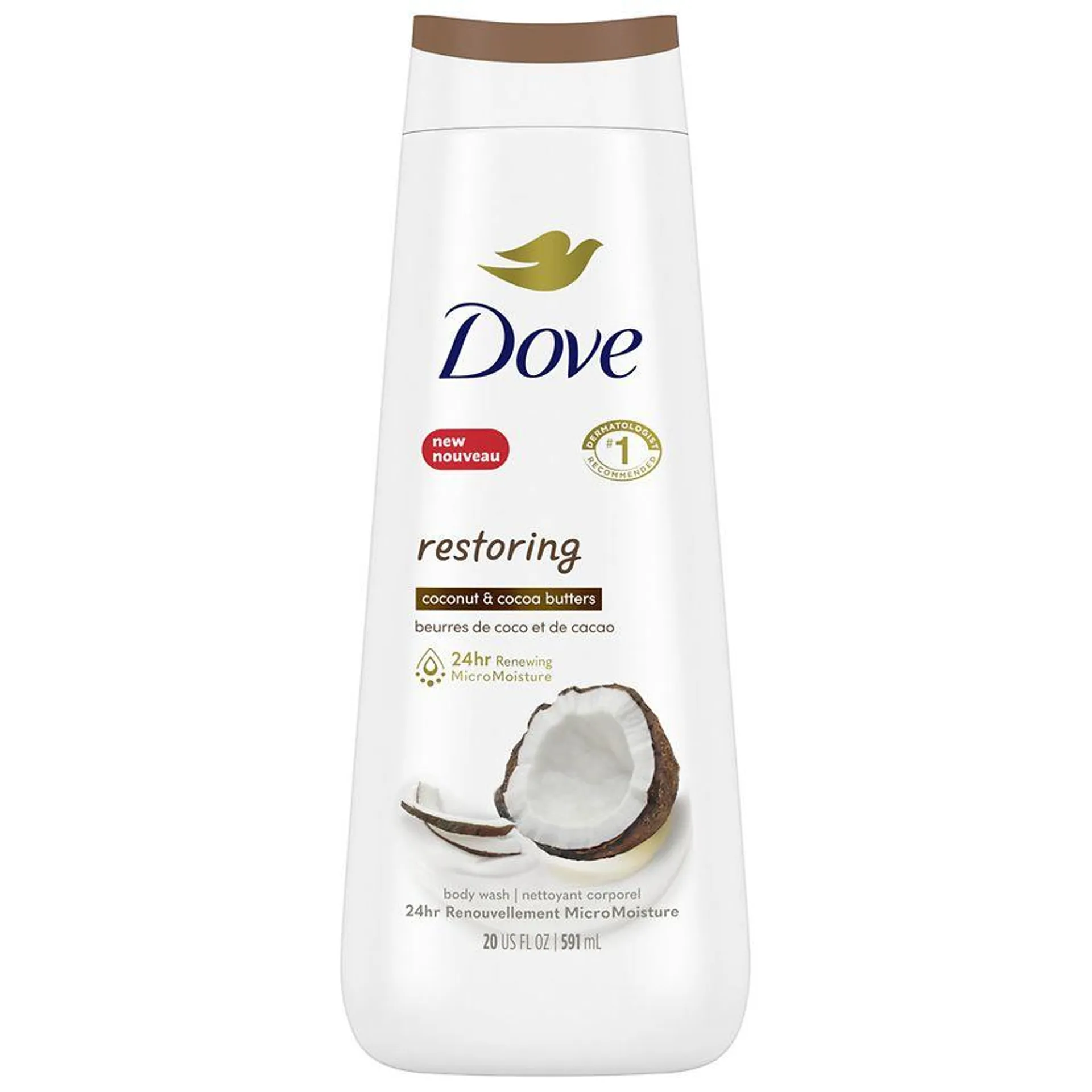 Restoring Body Wash Coconut and Cocoa Butter