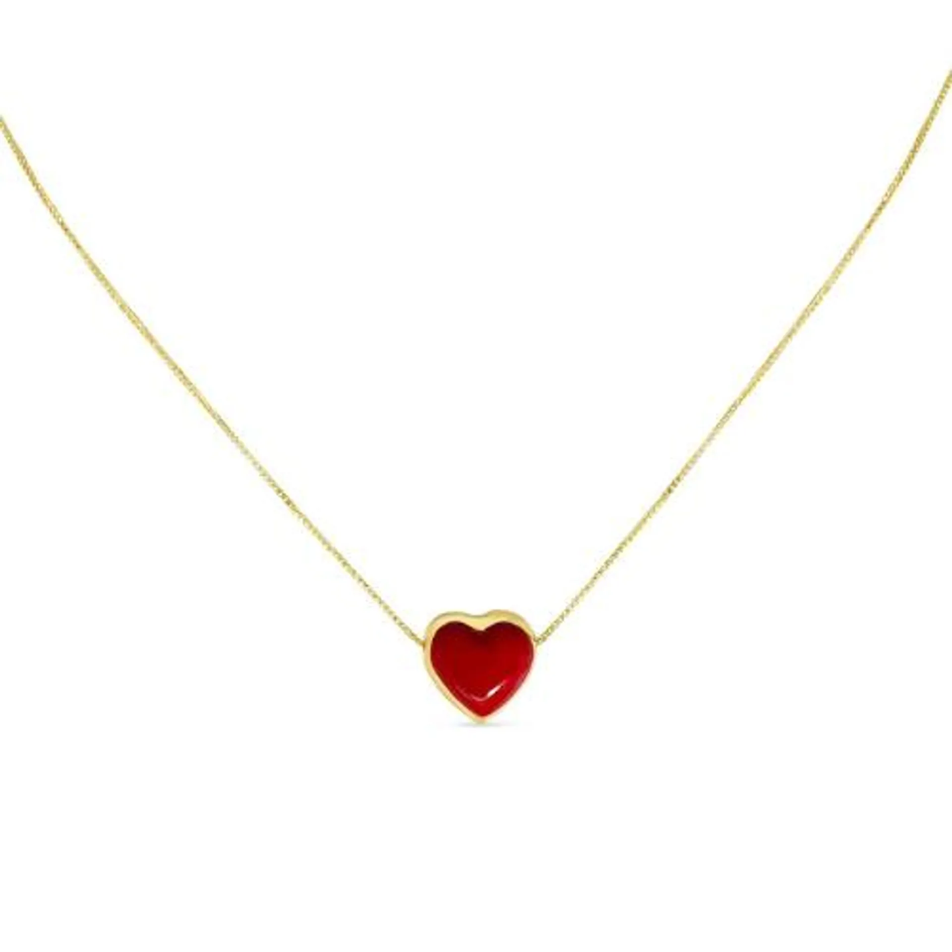 Heart Puff Necklace