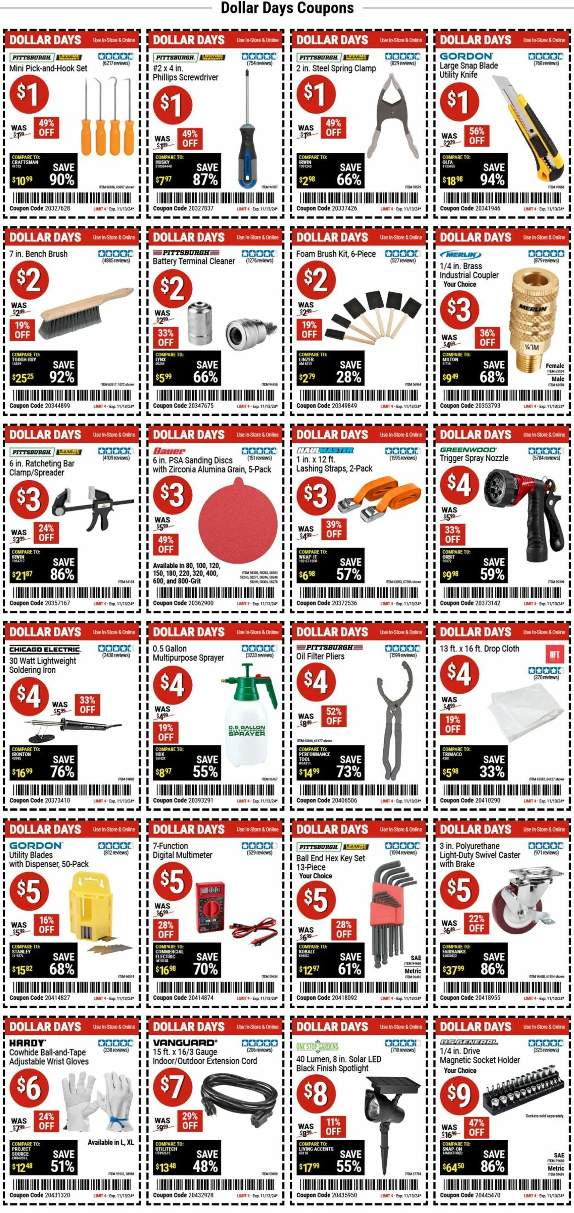 Harbor Freight Current weekly ad - 1