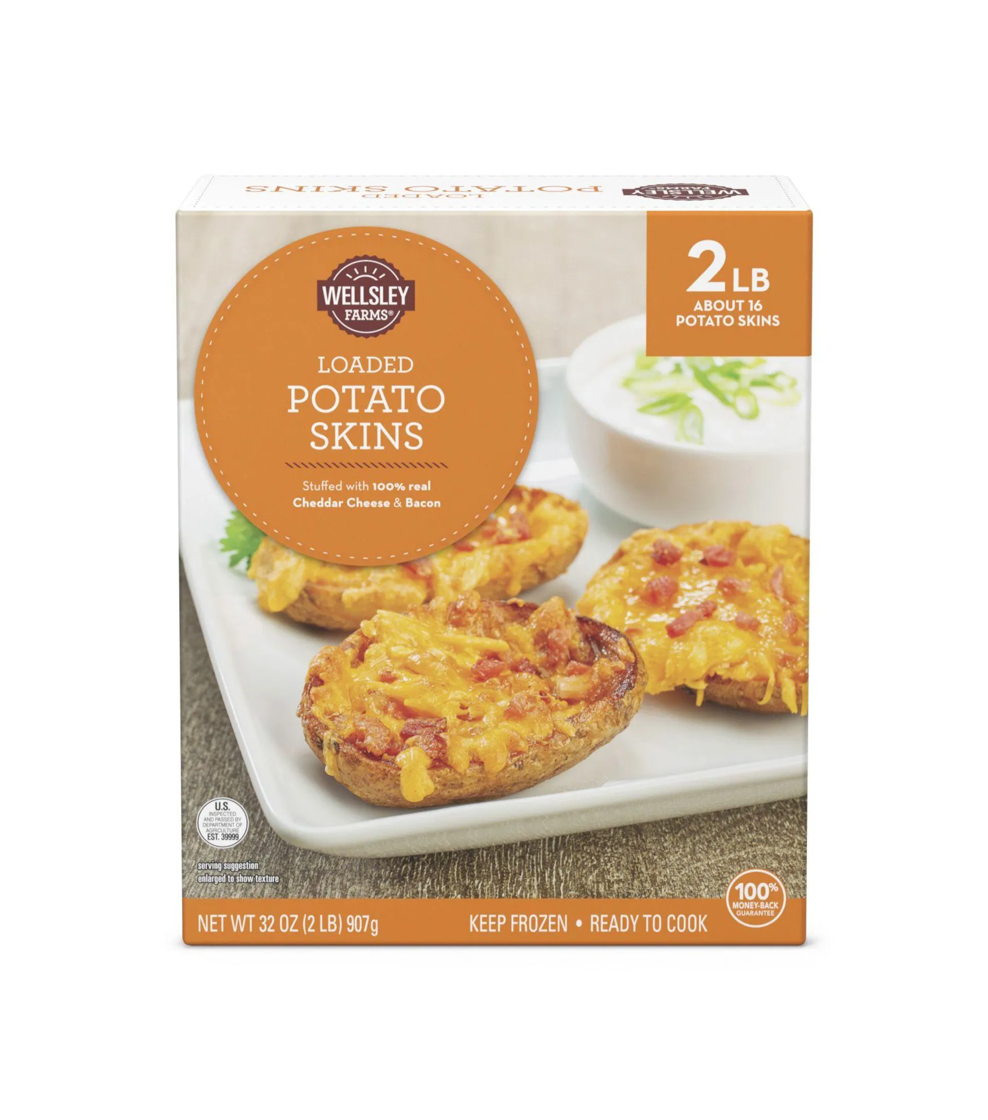 Wellsley Farms Loaded Potato Skins, 2 lbs.