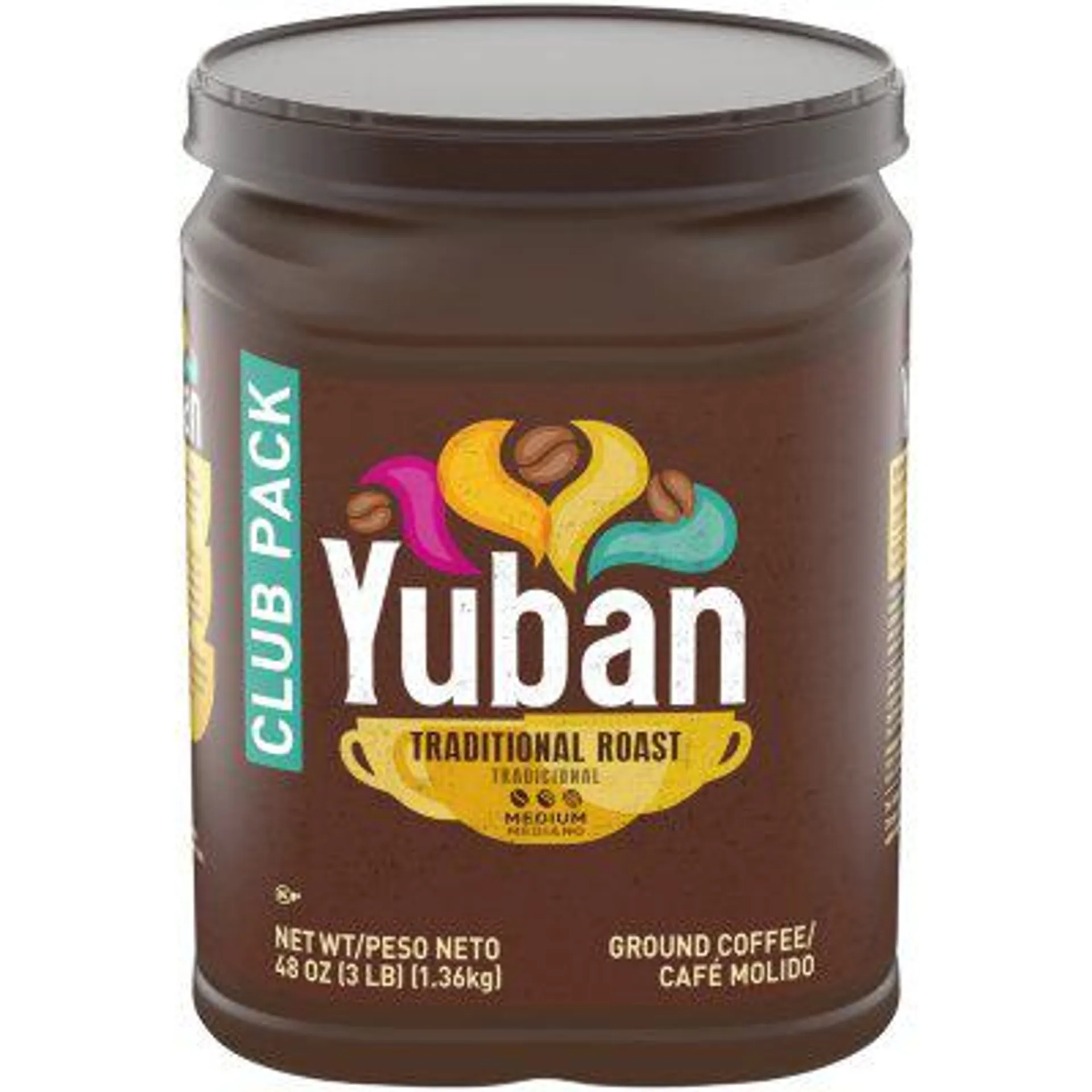 Yuban Traditional Roast Medium Roast Ground Coffee, 48 oz.