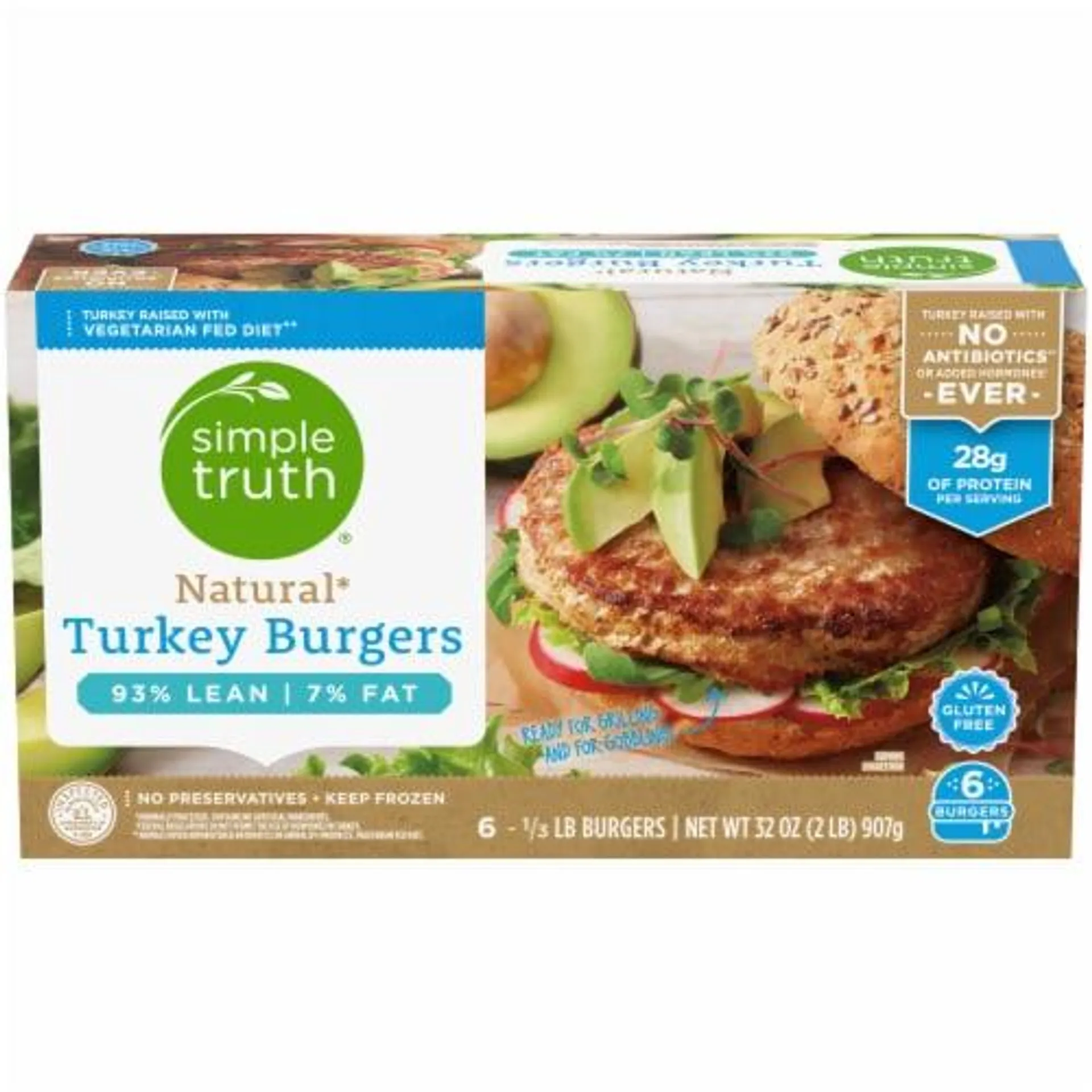 Simple Truth® Natural Turkey Burgers