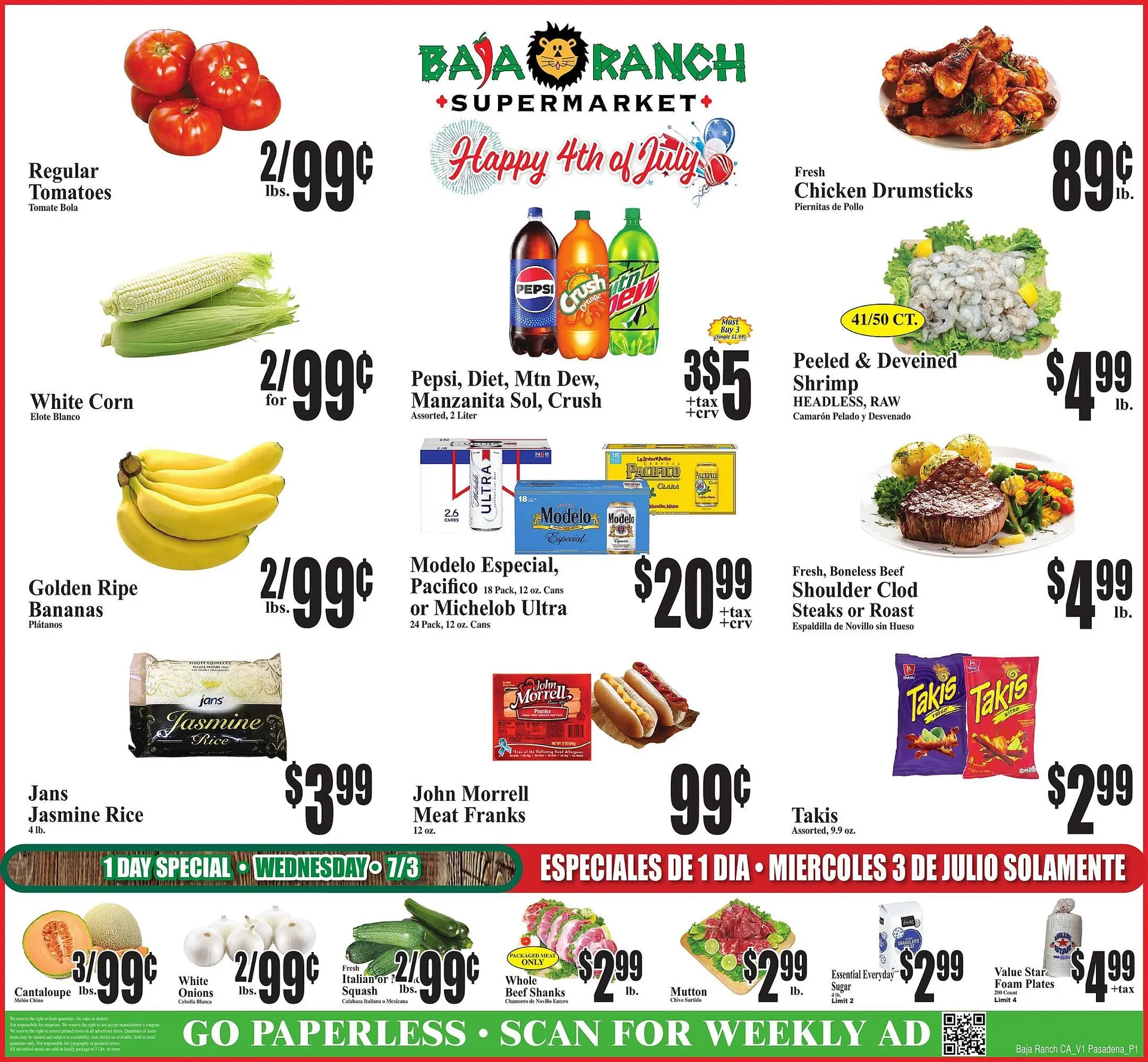 Baja Ranch Weekly Ad - 1