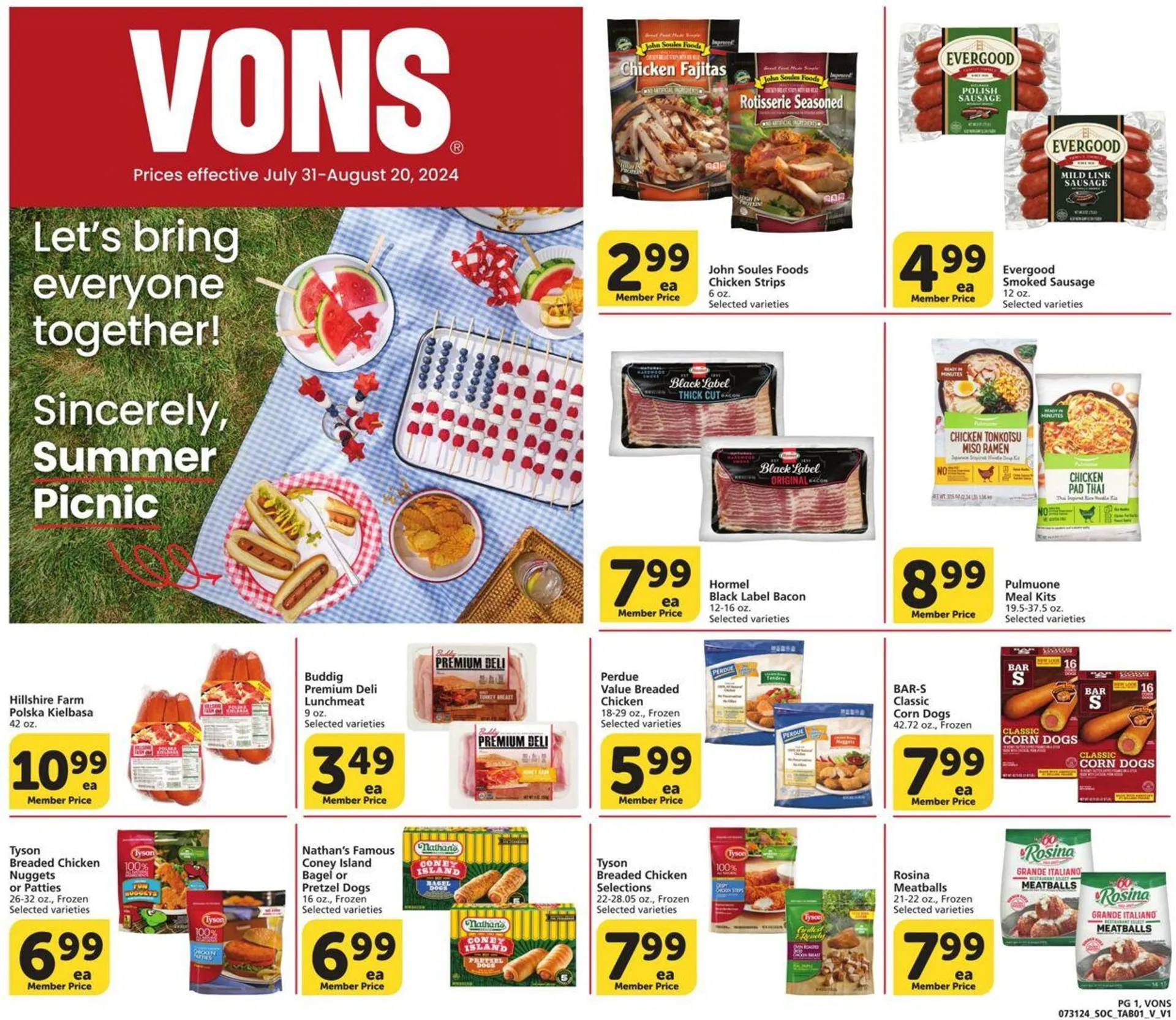 Vons Current weekly ad - 1