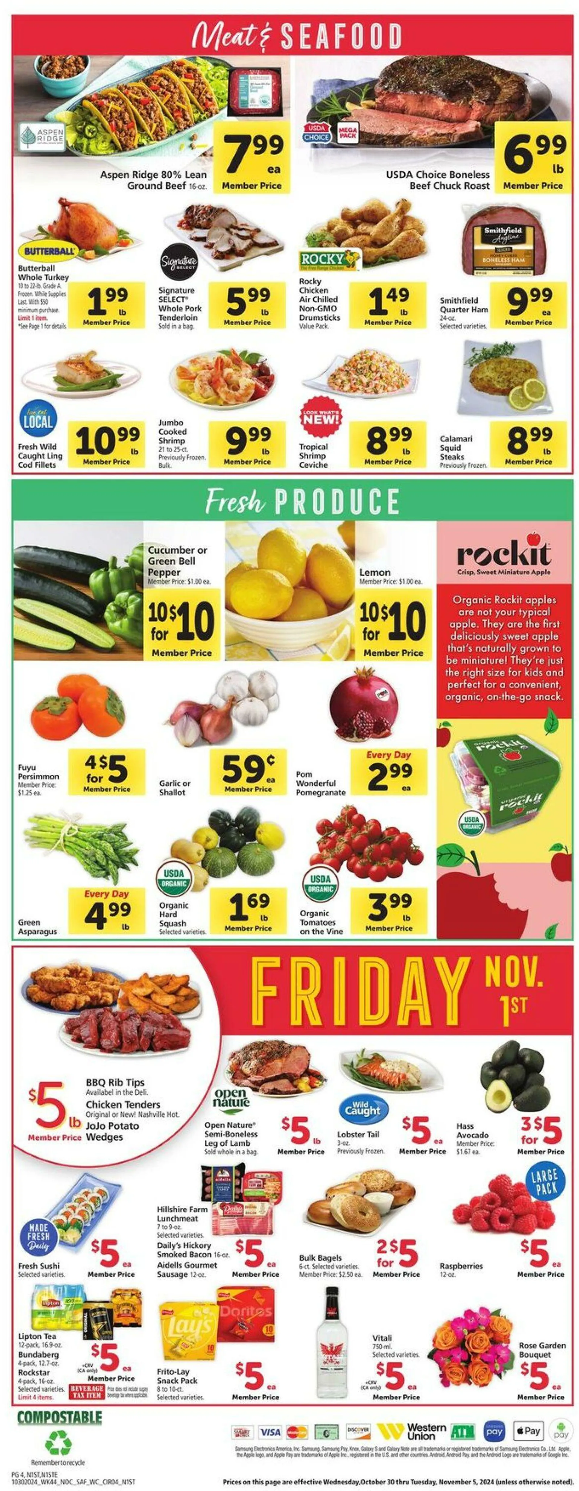 Catálogo de Safeway Current weekly ad 30 de octubre al 5 de noviembre 2024 - Página 4