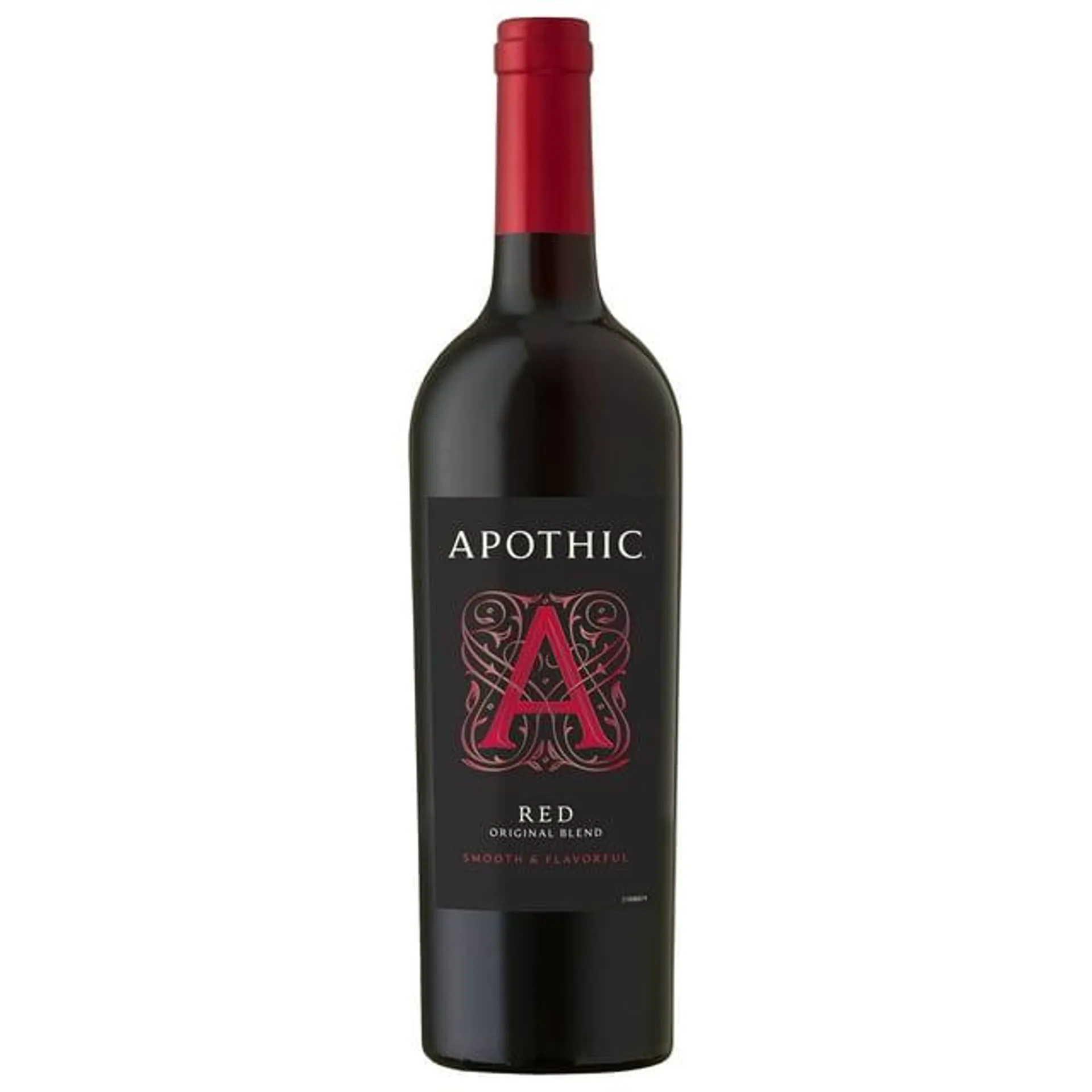 Apothic Red Blend Wine, California, 750ml Glass Bottle 13.5% ABV