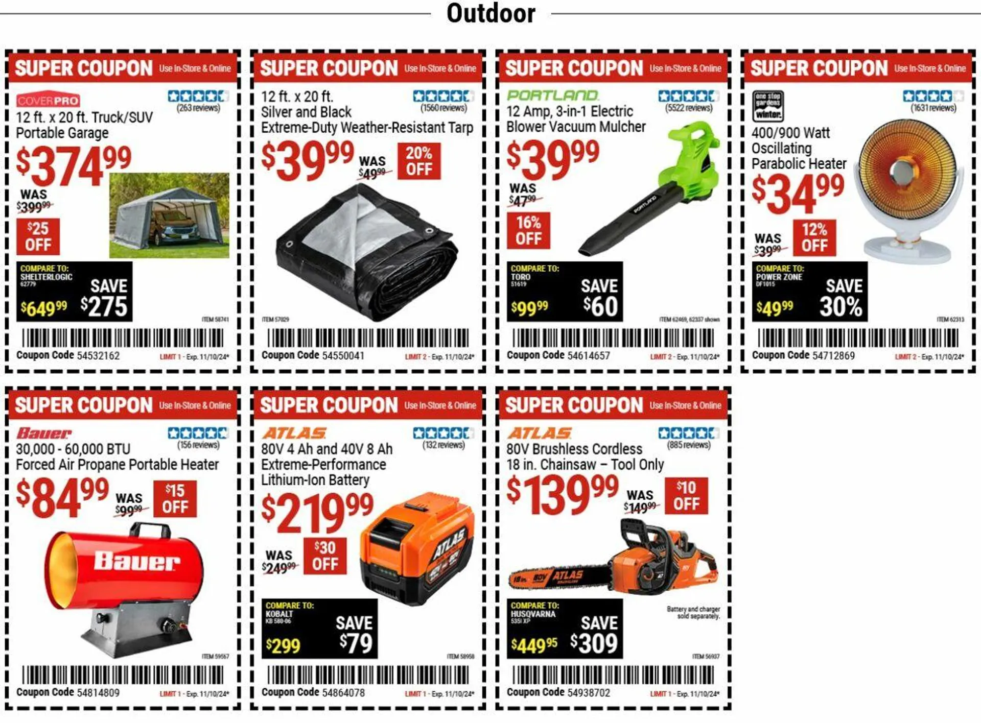 Catálogo de Harbor Freight Current weekly ad 28 de octubre al 6 de noviembre 2024 - Página 9