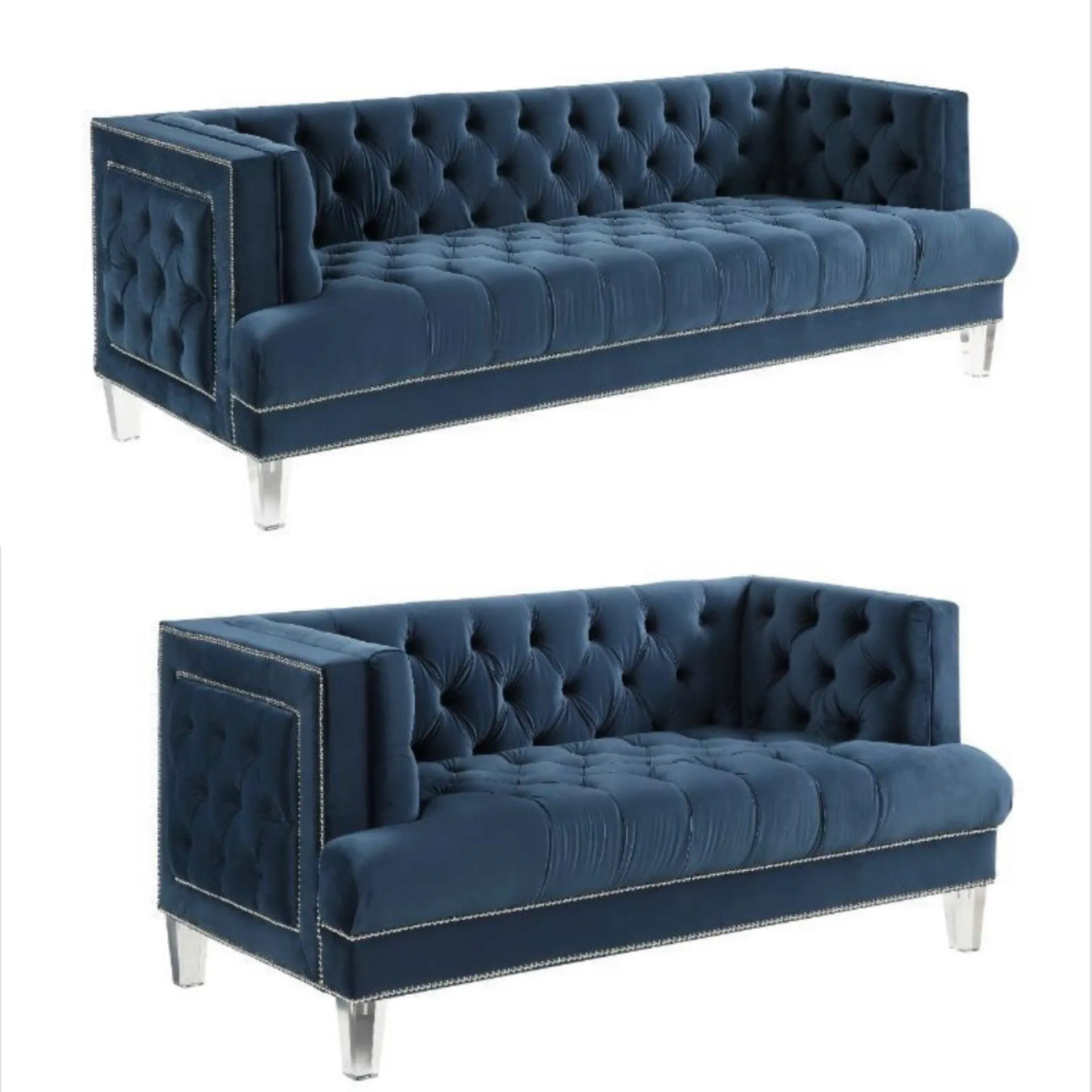 2 PCS Ansario Sofá y Loveseat 56455