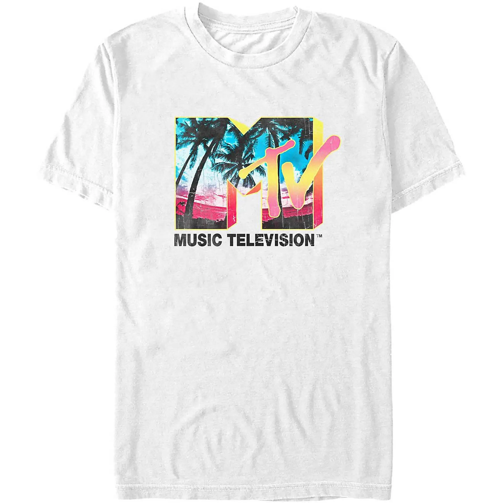 Mad Engine MTV Men's Tropical Glow Short Sleeve T-shirt