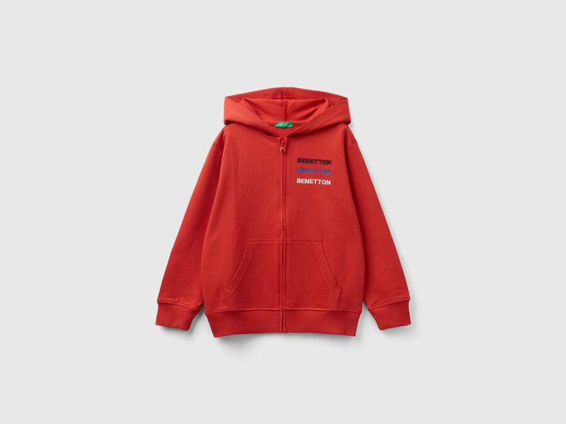 Sudadera con cremallera y capucha