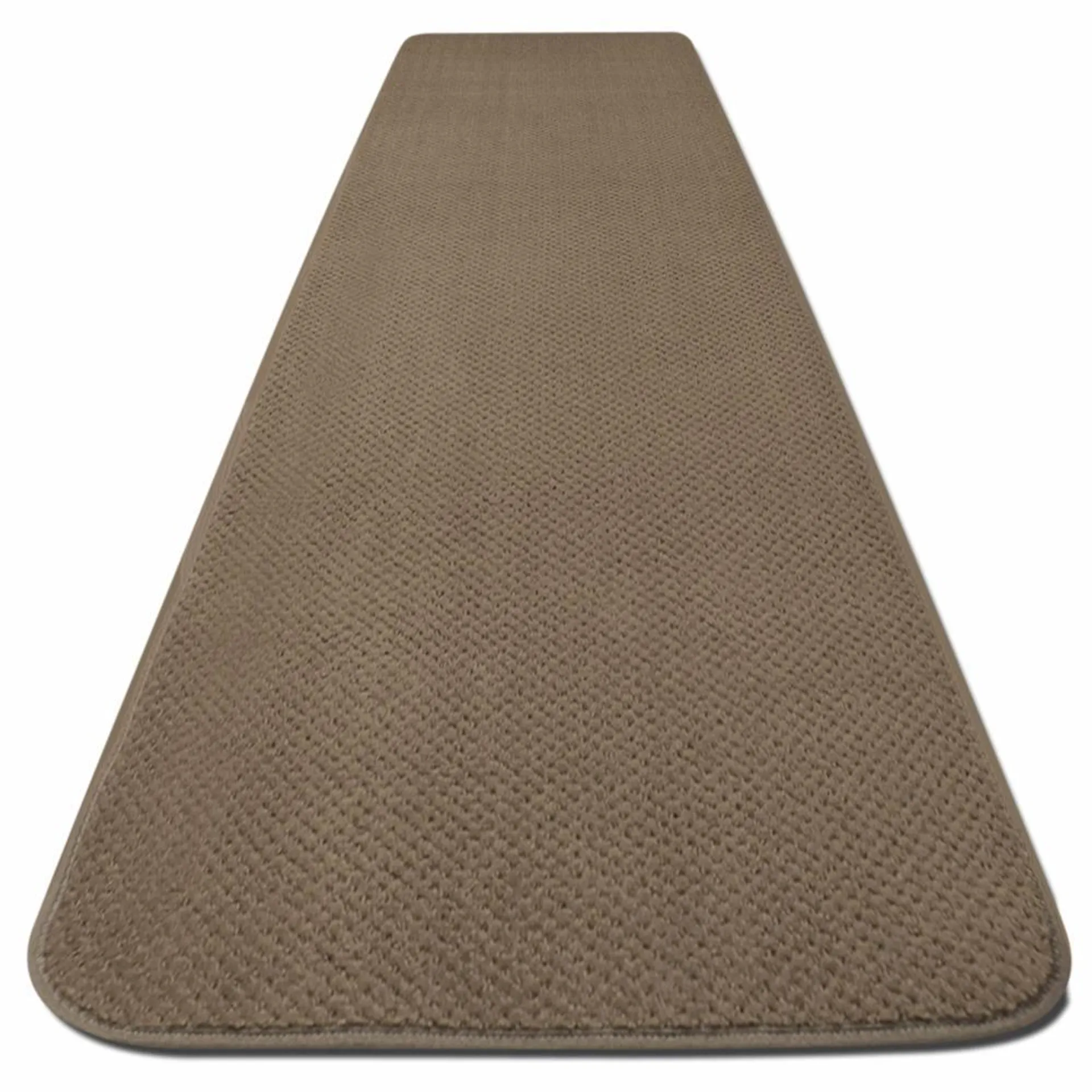 House, Home and More Skid-resistant Carpet Runner - Camel Tan - 12 Ft. X 27 In. - Many Other Sizes to Choose From 12 ft, 27 in