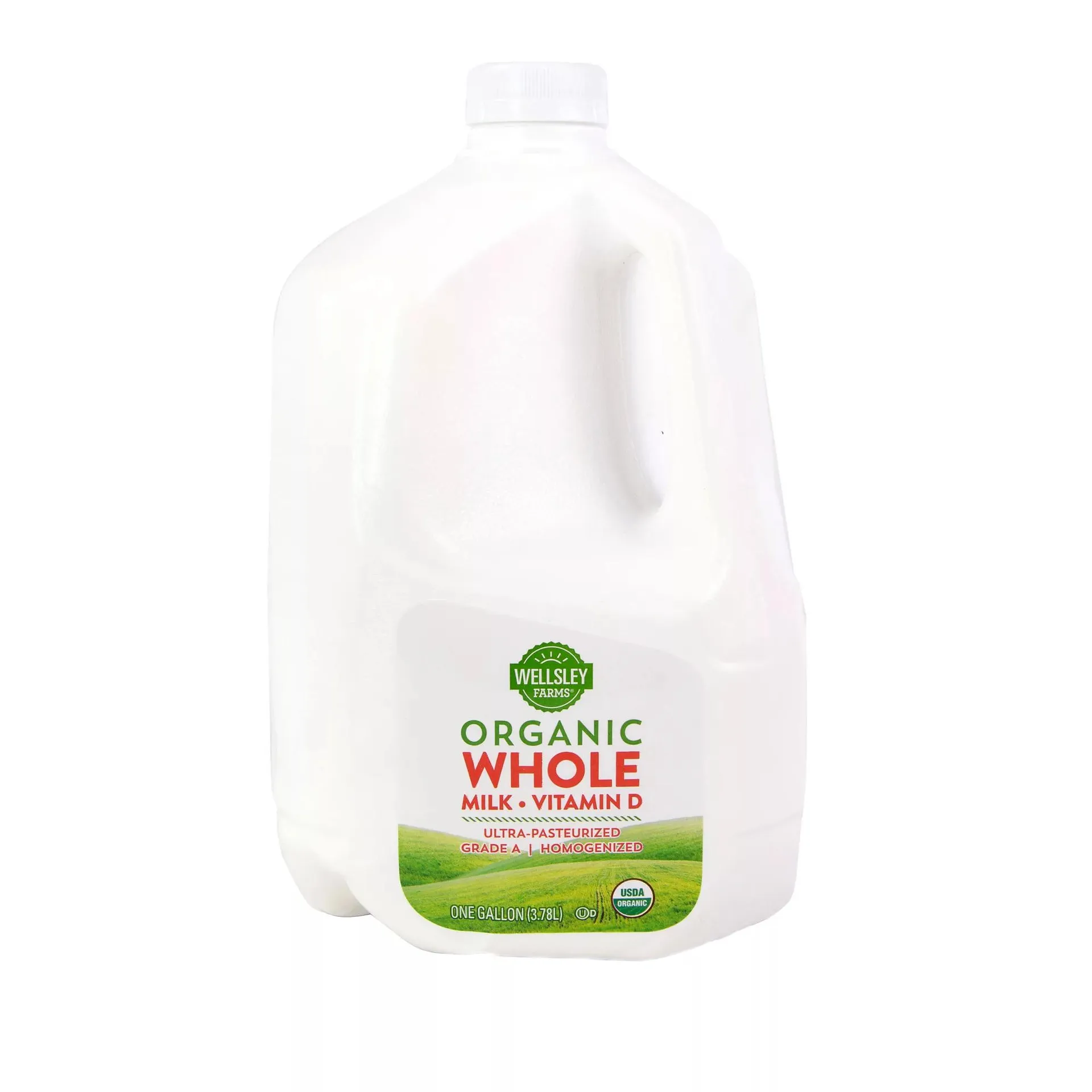 Wellsley Farms Organic Whole Milk Gallon, 1 gal.