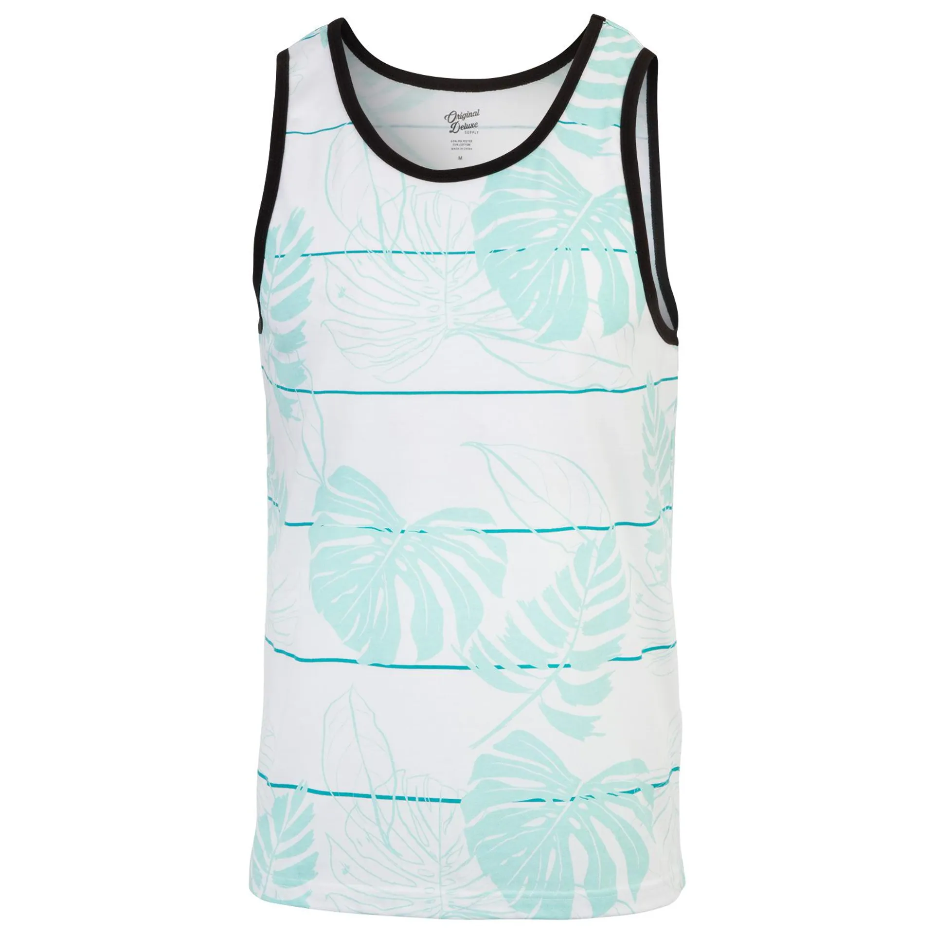 Original Deluxe Men's All Over Palm Tank Top