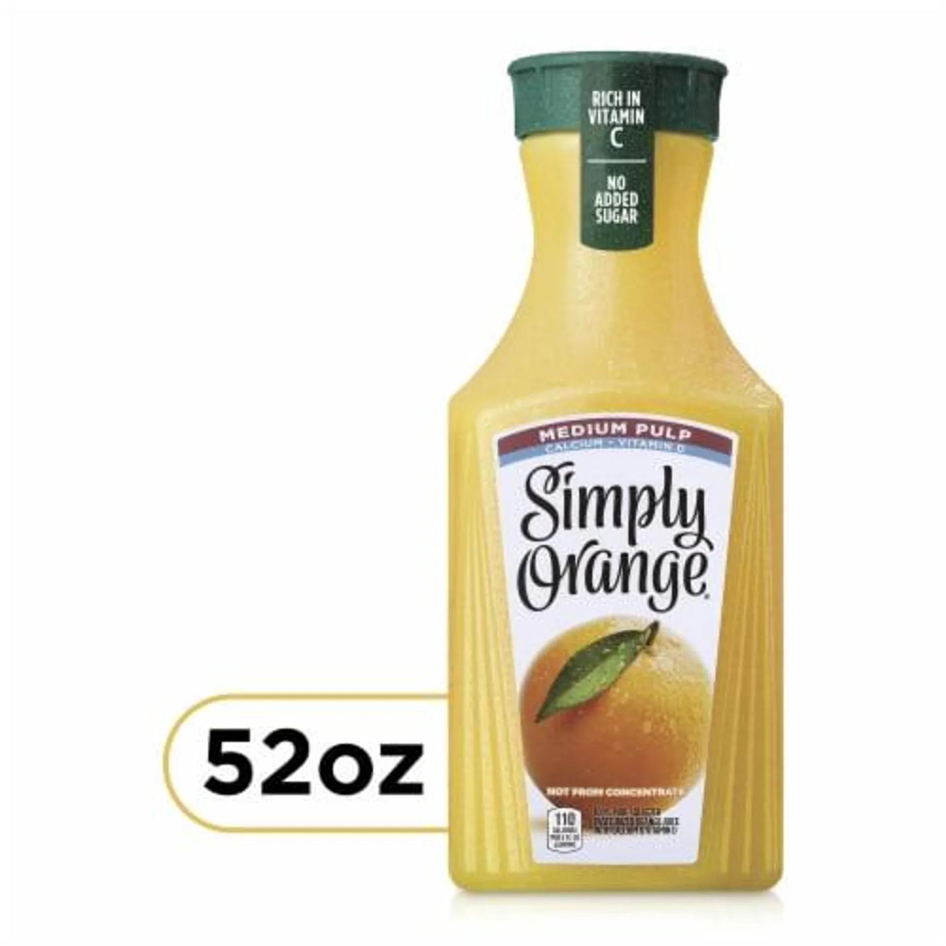 Simply Orange Medium Pulp Orange All Natural Juice With Calcium And Vitamin D