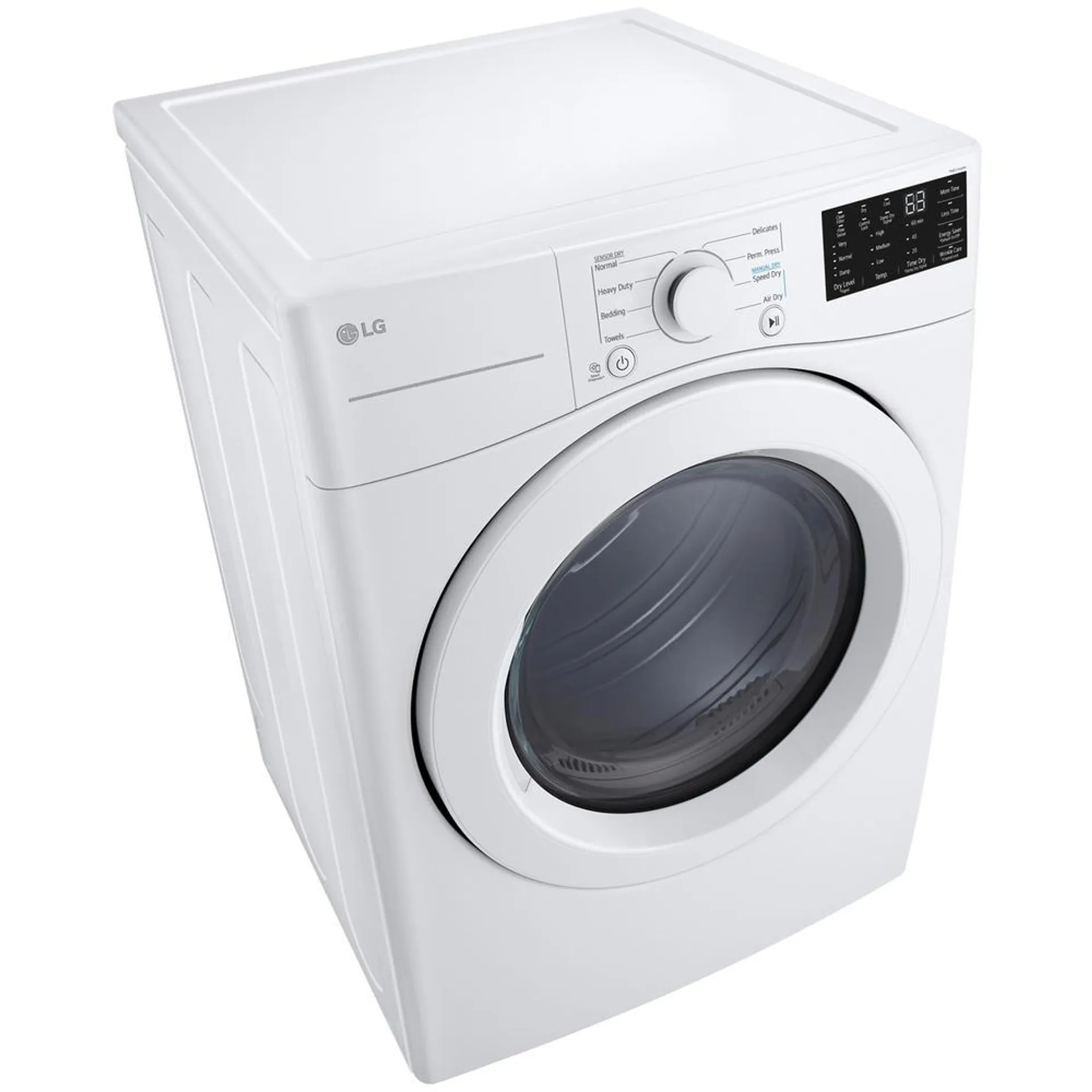 LG DLE3470W 7.4 cu. ft. Front Load Electric Dryer with Sensor Dry – White