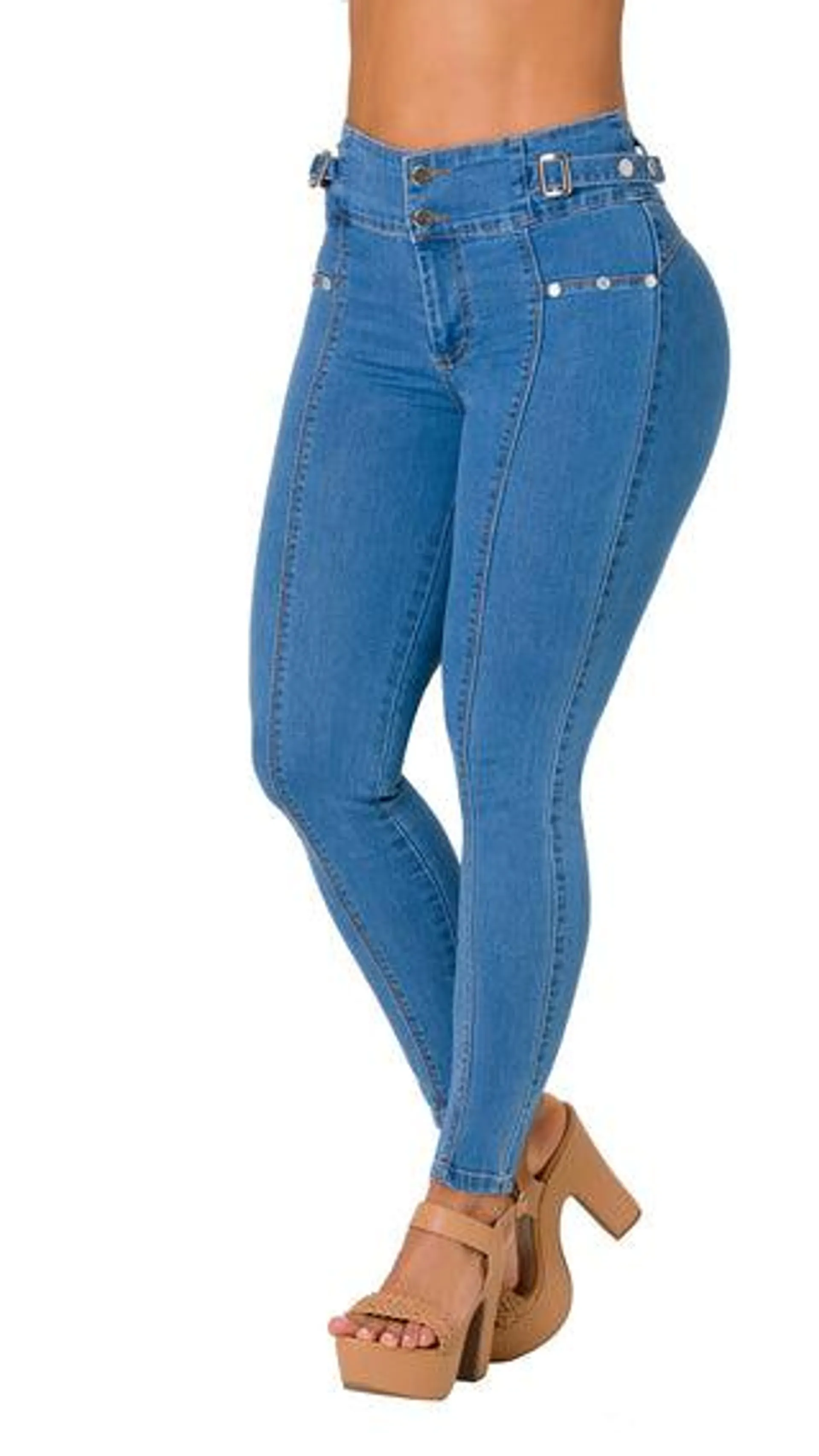 Jean Levanta Cola Skinny Area7 40654PNT-N