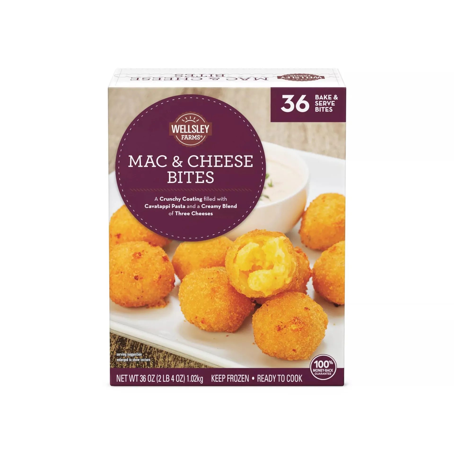 Wellsley Farms Mac and Cheese Bites, 36 oz.