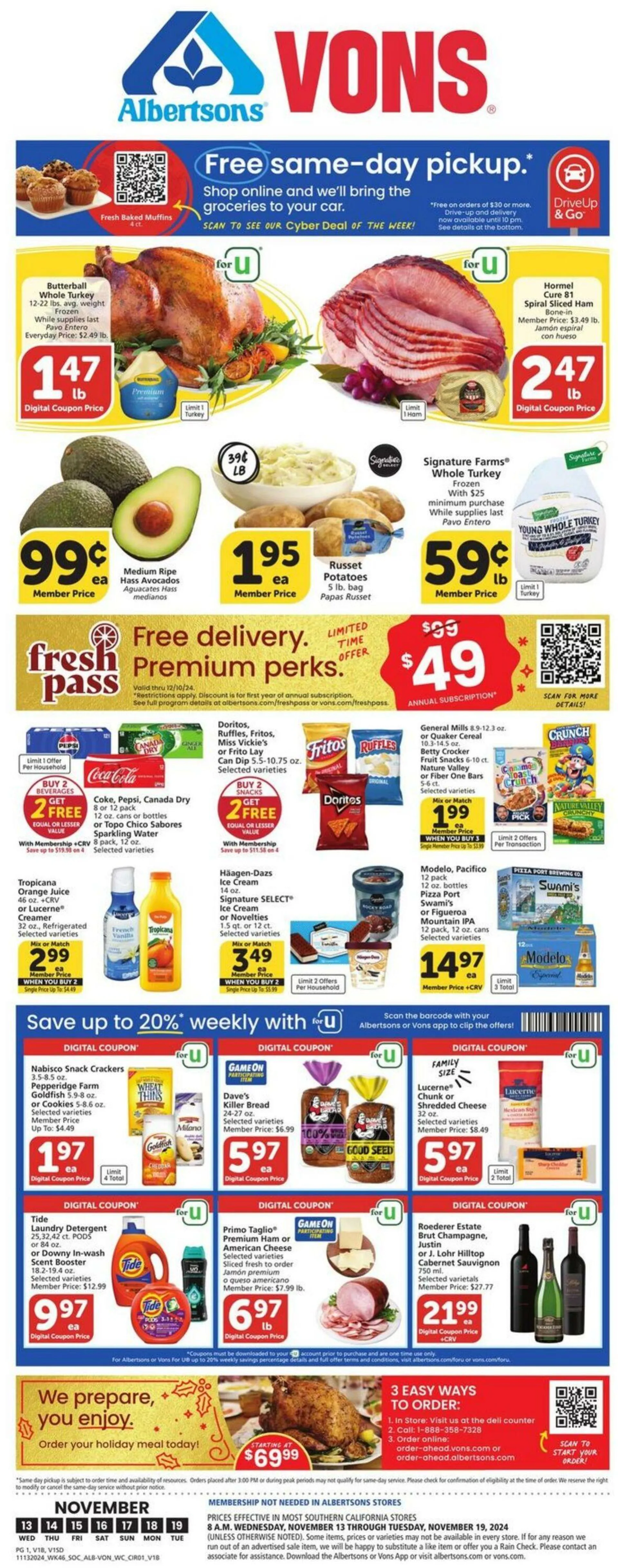 Vons Current weekly ad - 1