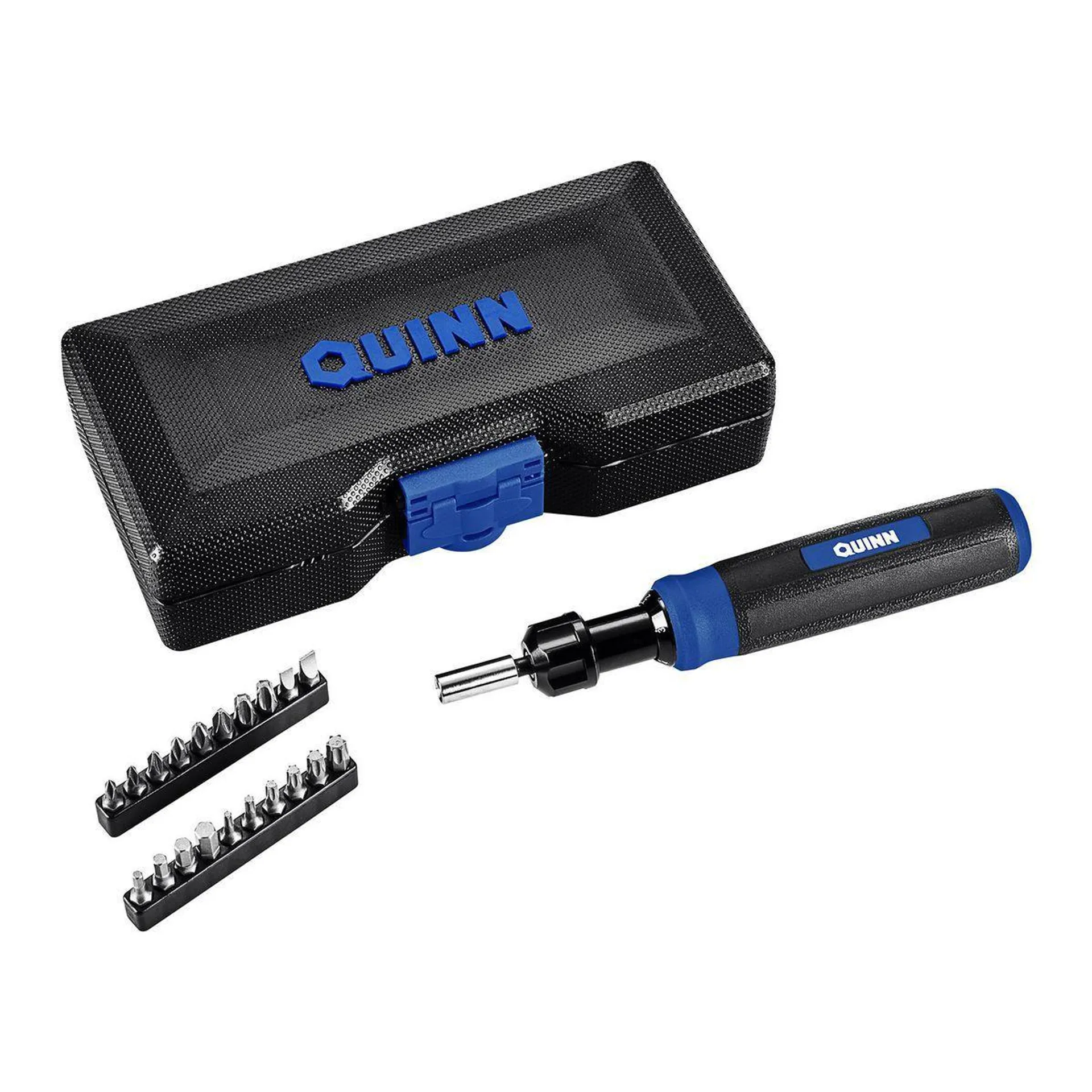 QUINN 10-50 in. lb. Precision Torque Screwdriver Set, 22 Piece