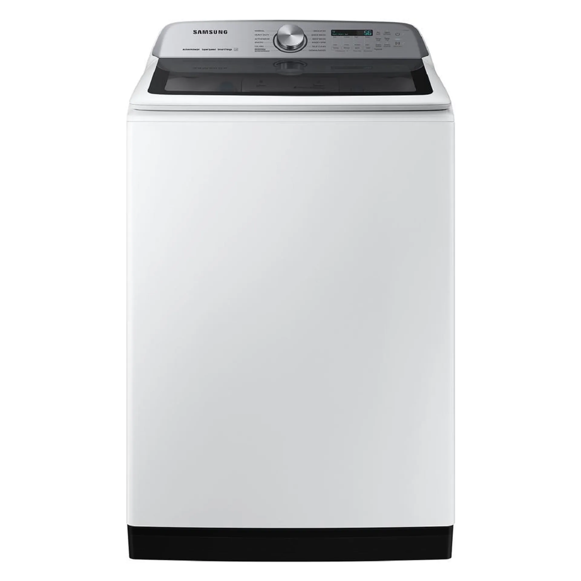 Samsung WA55CG7100AWUS 5.5 cu. ft. Extra-Large Capacity Smart Top Load Washer with Super Speed Wash in White