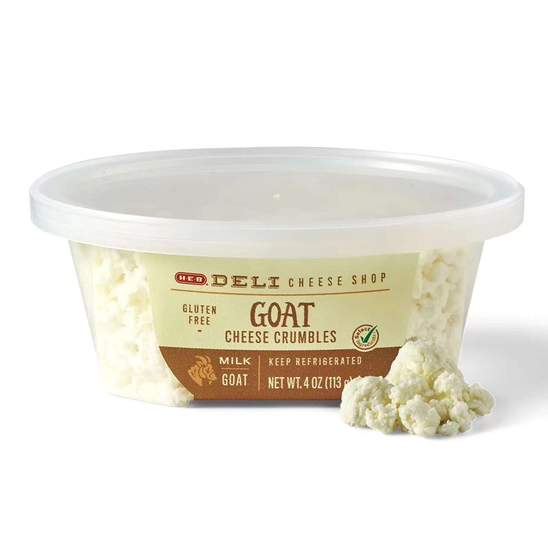 H‑E‑B Deli Goat Cheese Crumbles