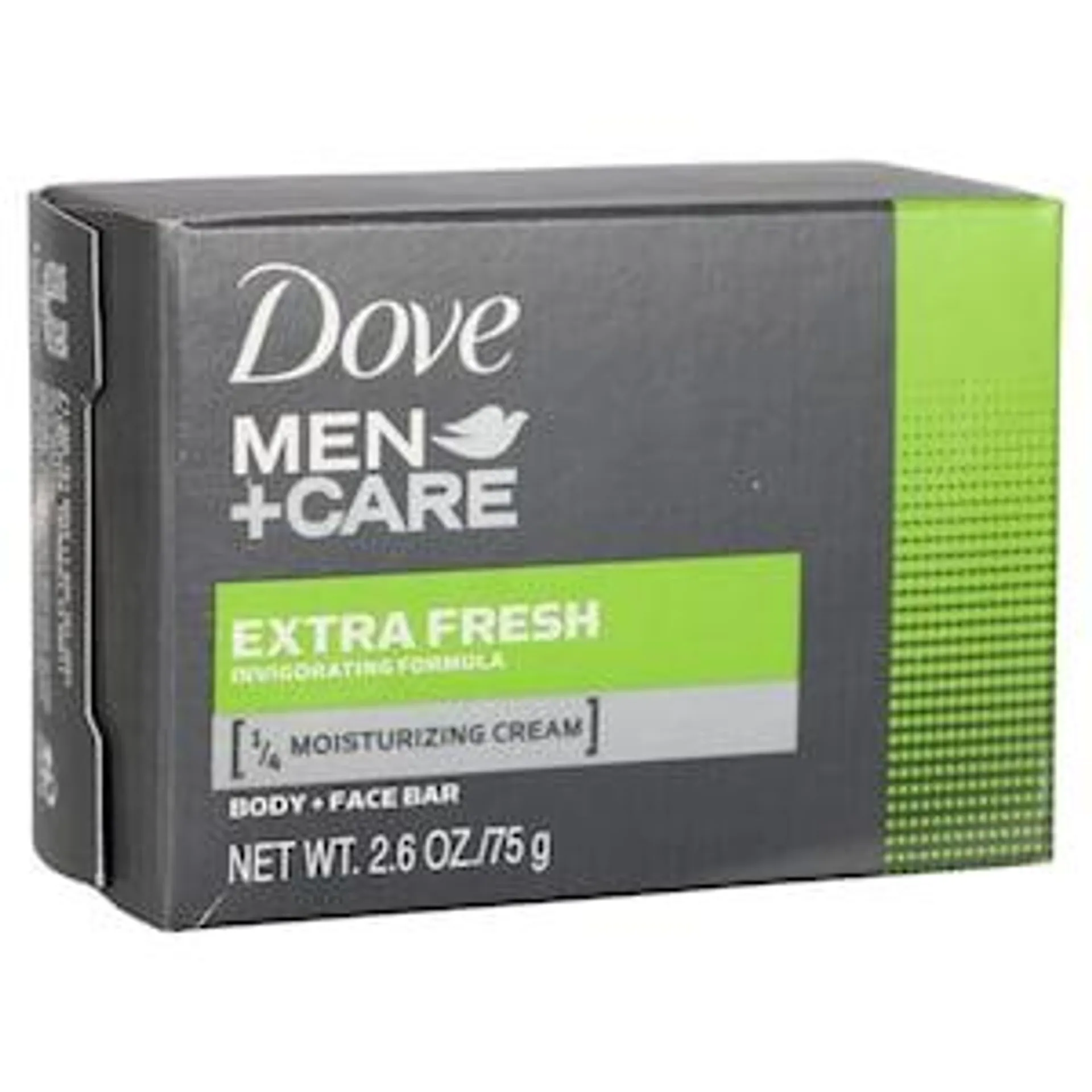 Dove Men+ Care Extra Fresh Scented Body and Face Bars, 2.6 oz.