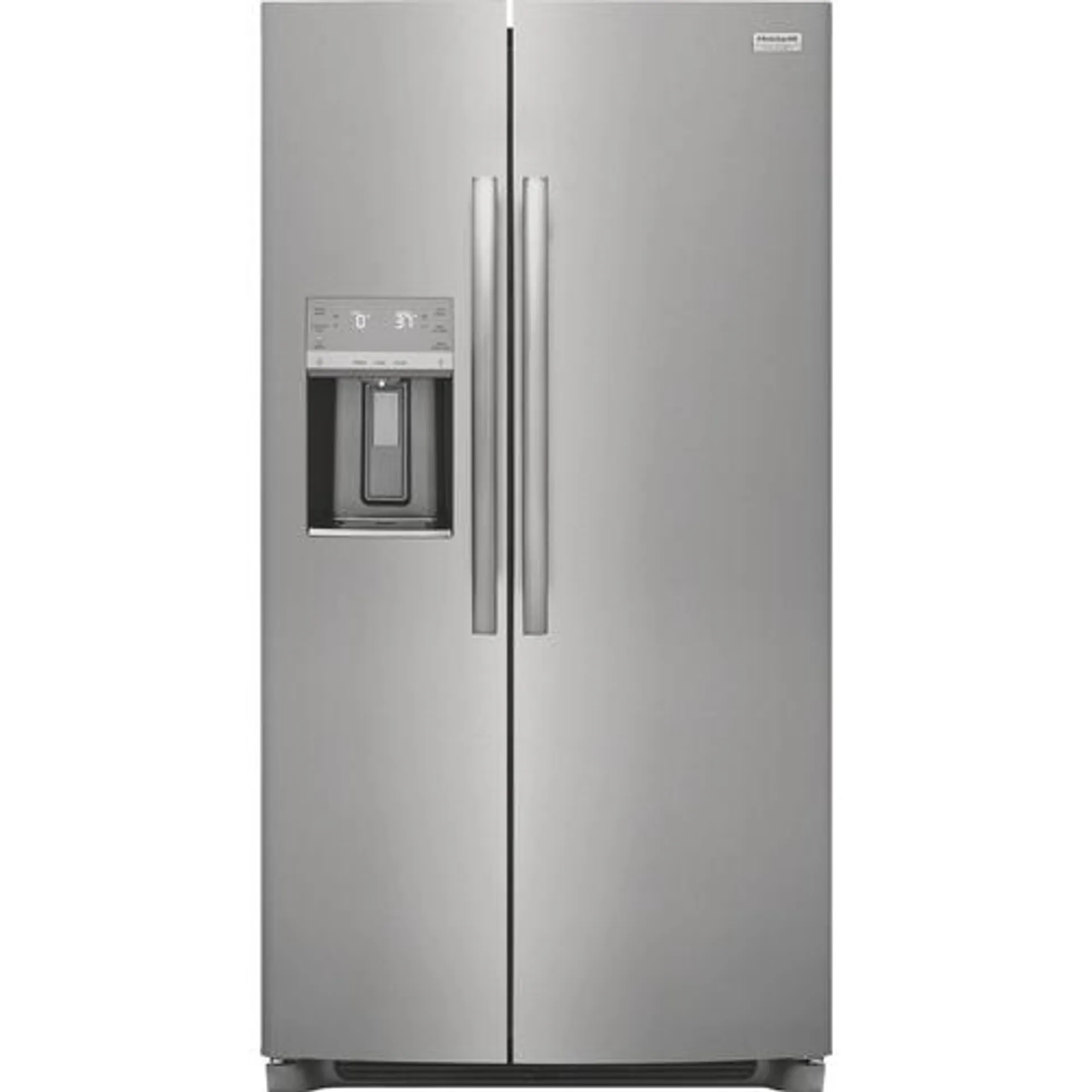 25.6 CuFt Standard Depth Side-by-Side Refrigerator in Stainless Steel with SpaceWise® Organization System