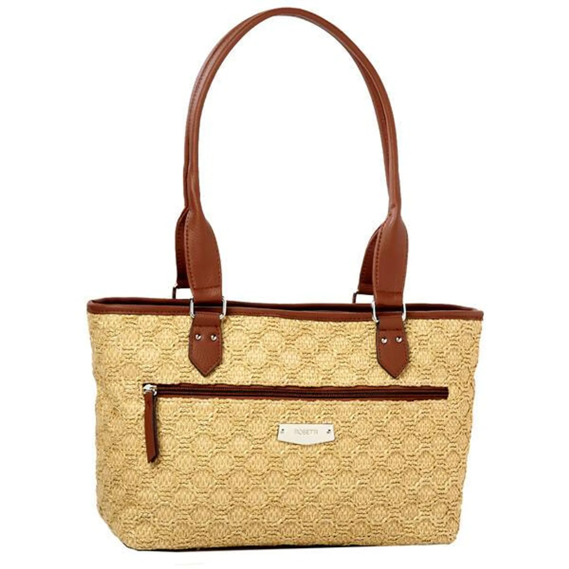 Rosetti® Janet Double Handle Tote - Straw