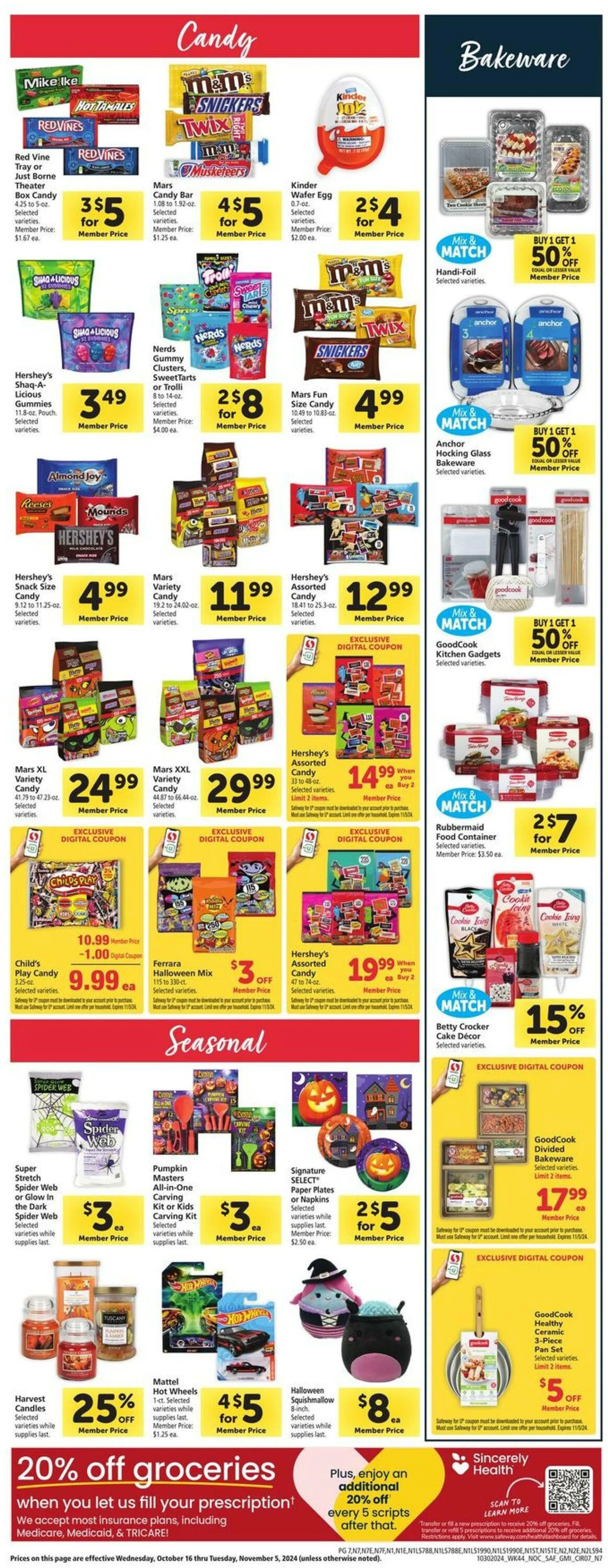 Catálogo de Safeway Current weekly ad 30 de octubre al 5 de noviembre 2024 - Página 7