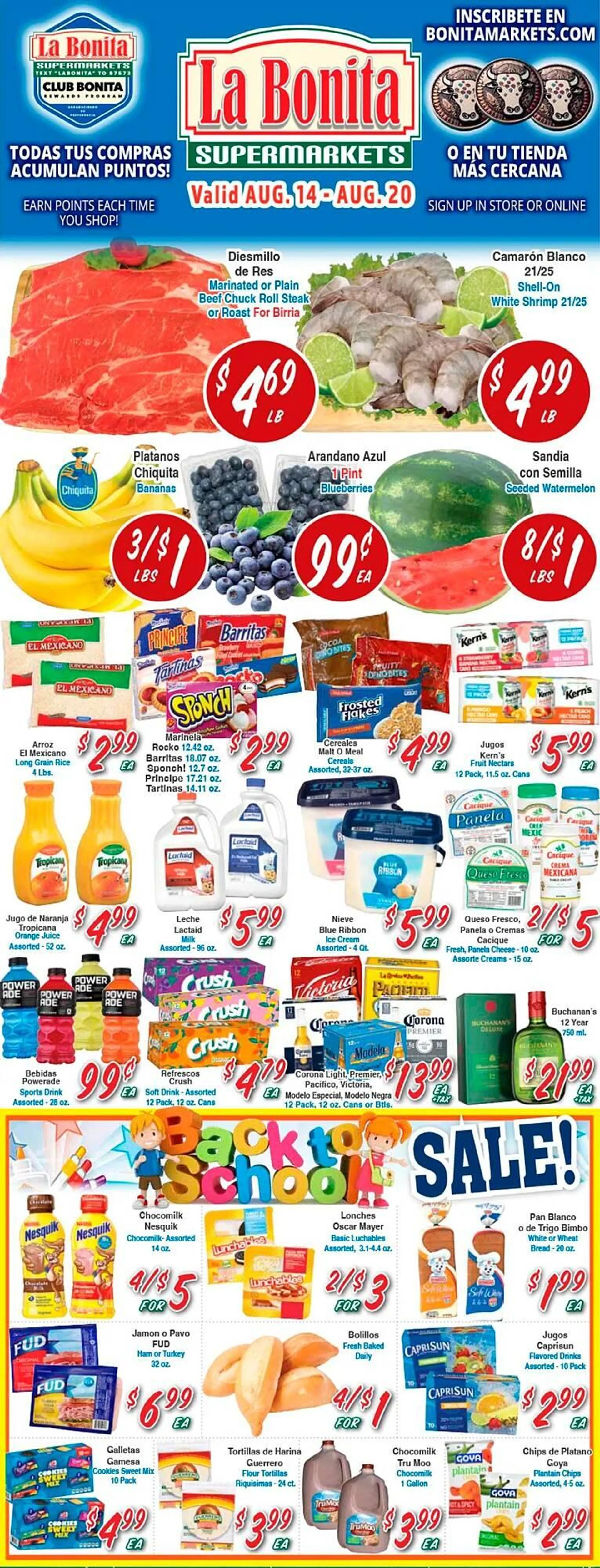 La Bonita Supermarkets Weekly Ad - 1