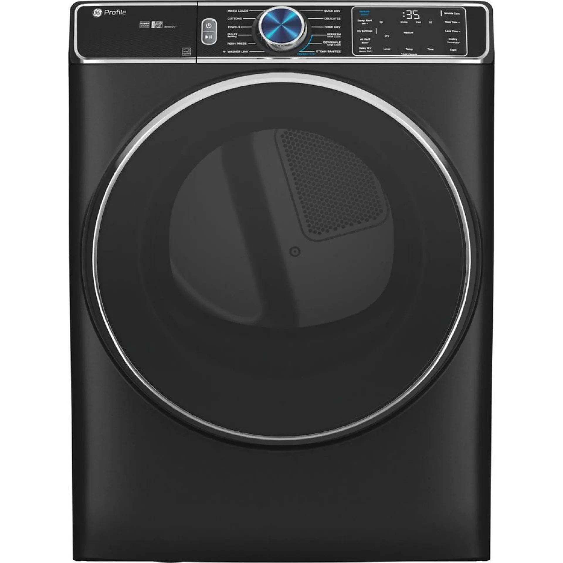 GE Appliances PFD95ESPTDS GE Profile 7.8 cu. ft. Capacity Smart Front Load Electric Dryer with Steam and Sanitize Cycle - Carbon Graphite