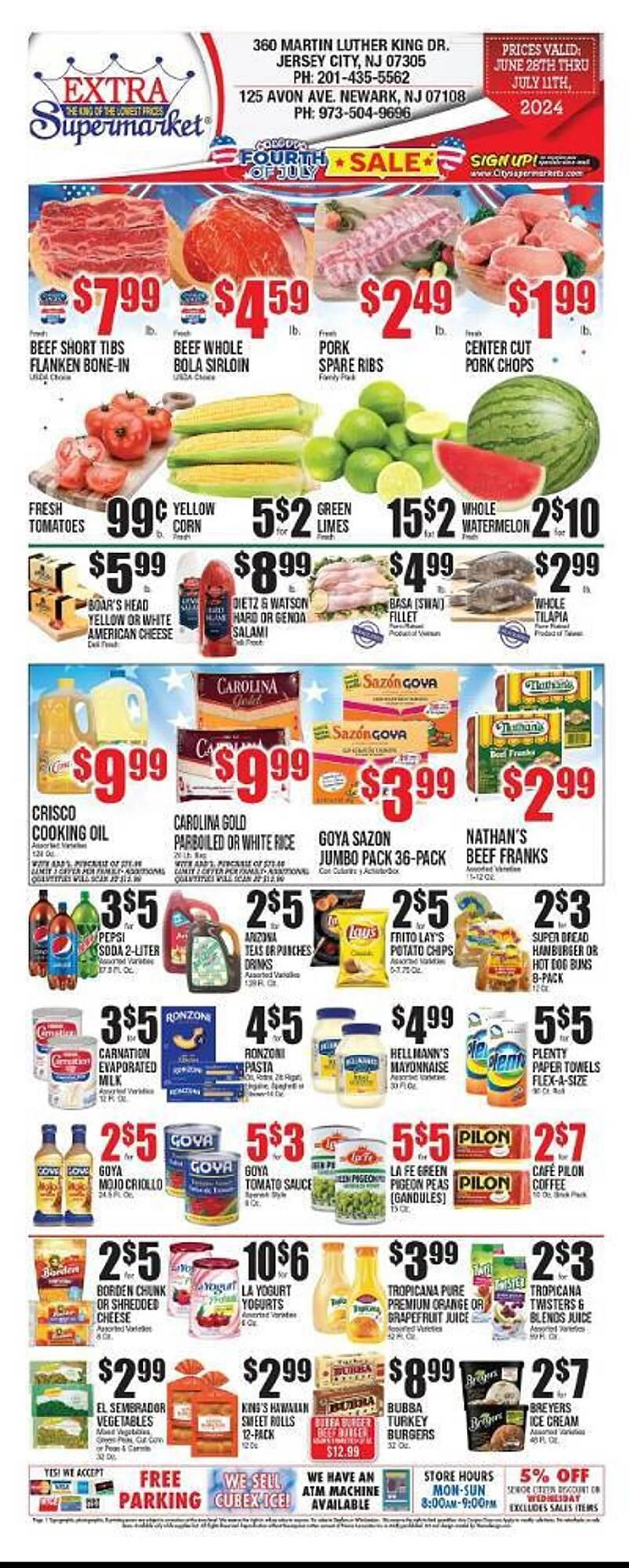 Extra Supermarket Weekly Ad - 1