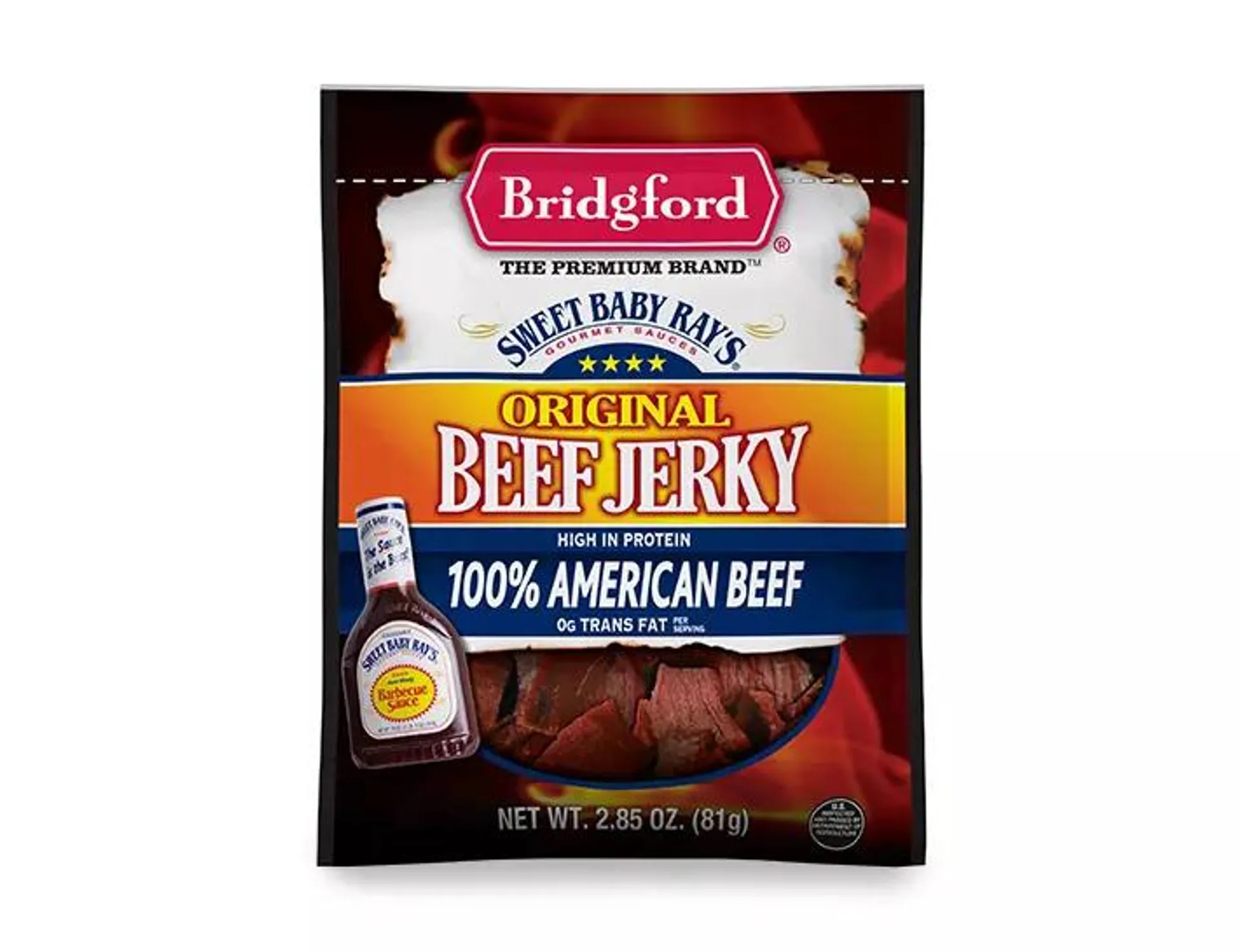 Sweet Baby Ray's Original Beef Jerky, 2.85 Oz.