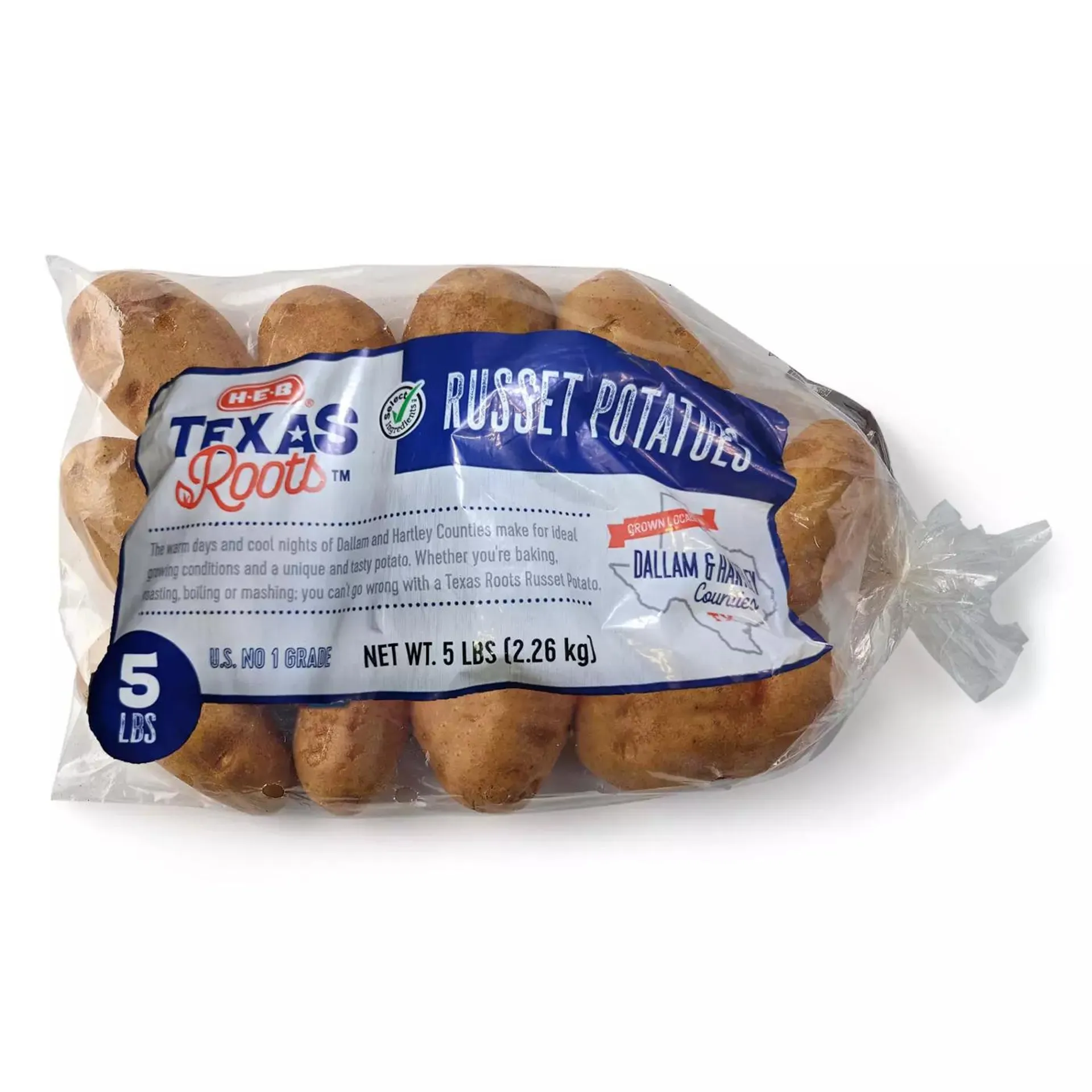 H‑E‑B Texas Roots Fresh Russet Potatoes