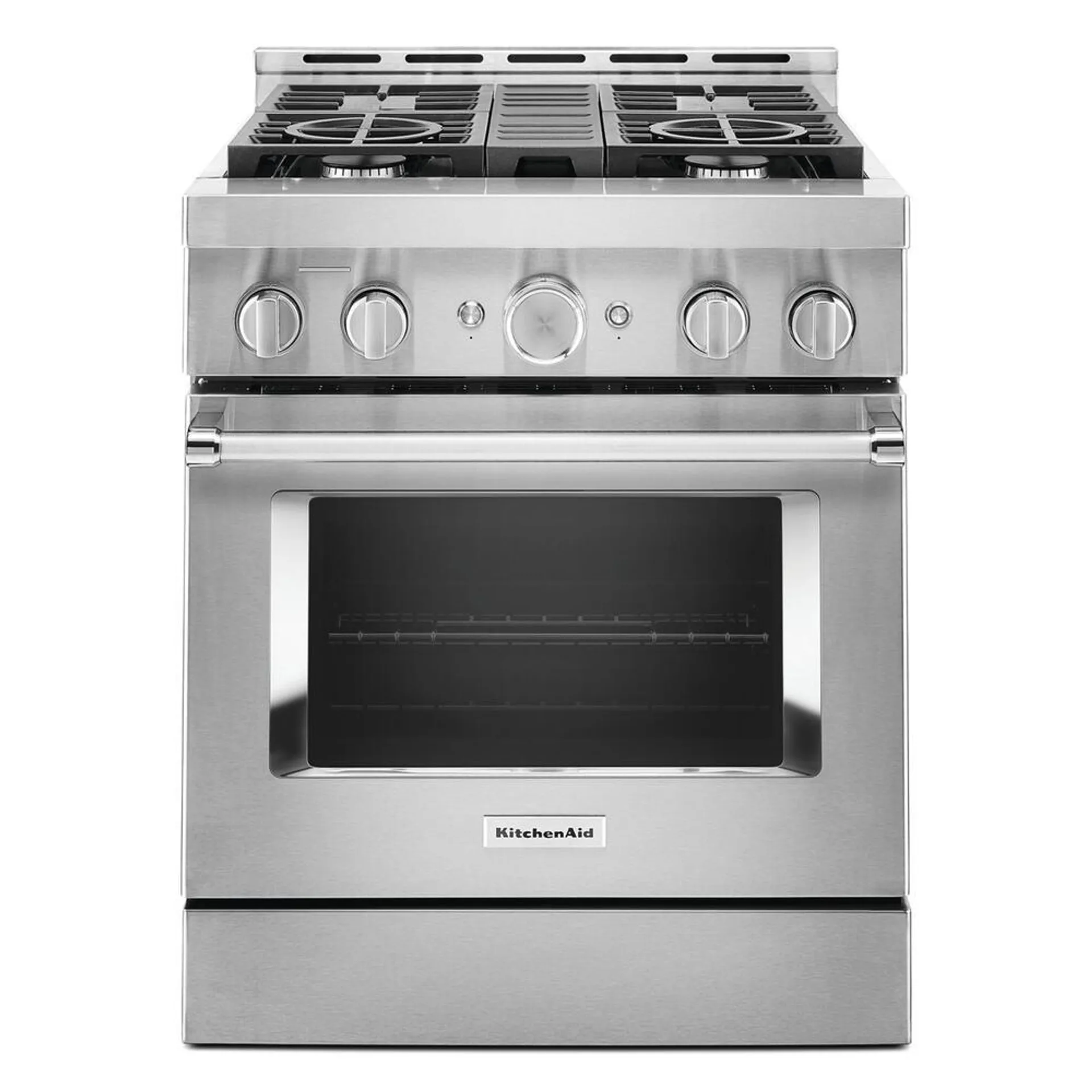 KitchenAid® 30" 4.1 cu.ft. Stainless Steel Smart Gas Range with Convection