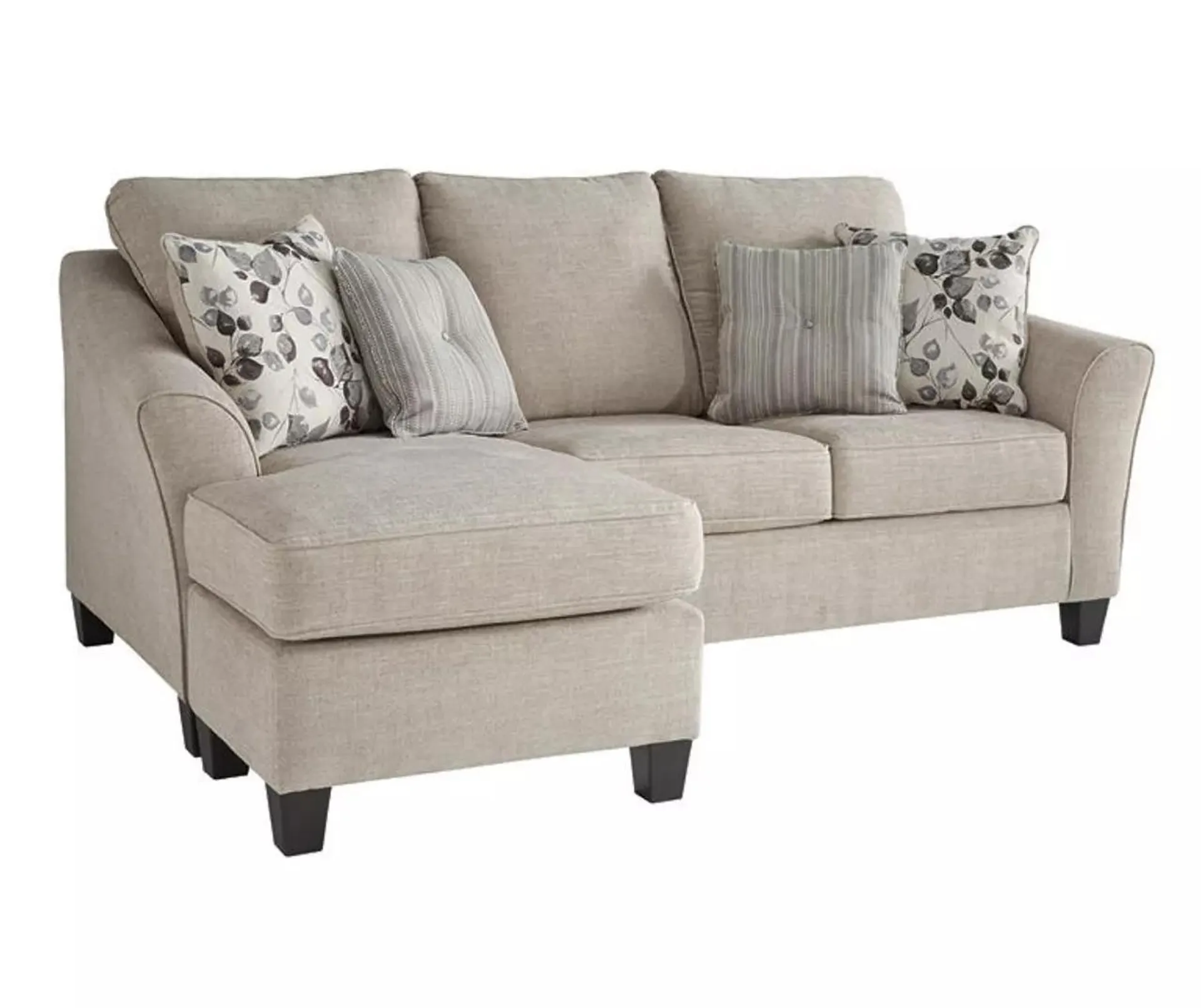 Abney Gray Sofa Chaise