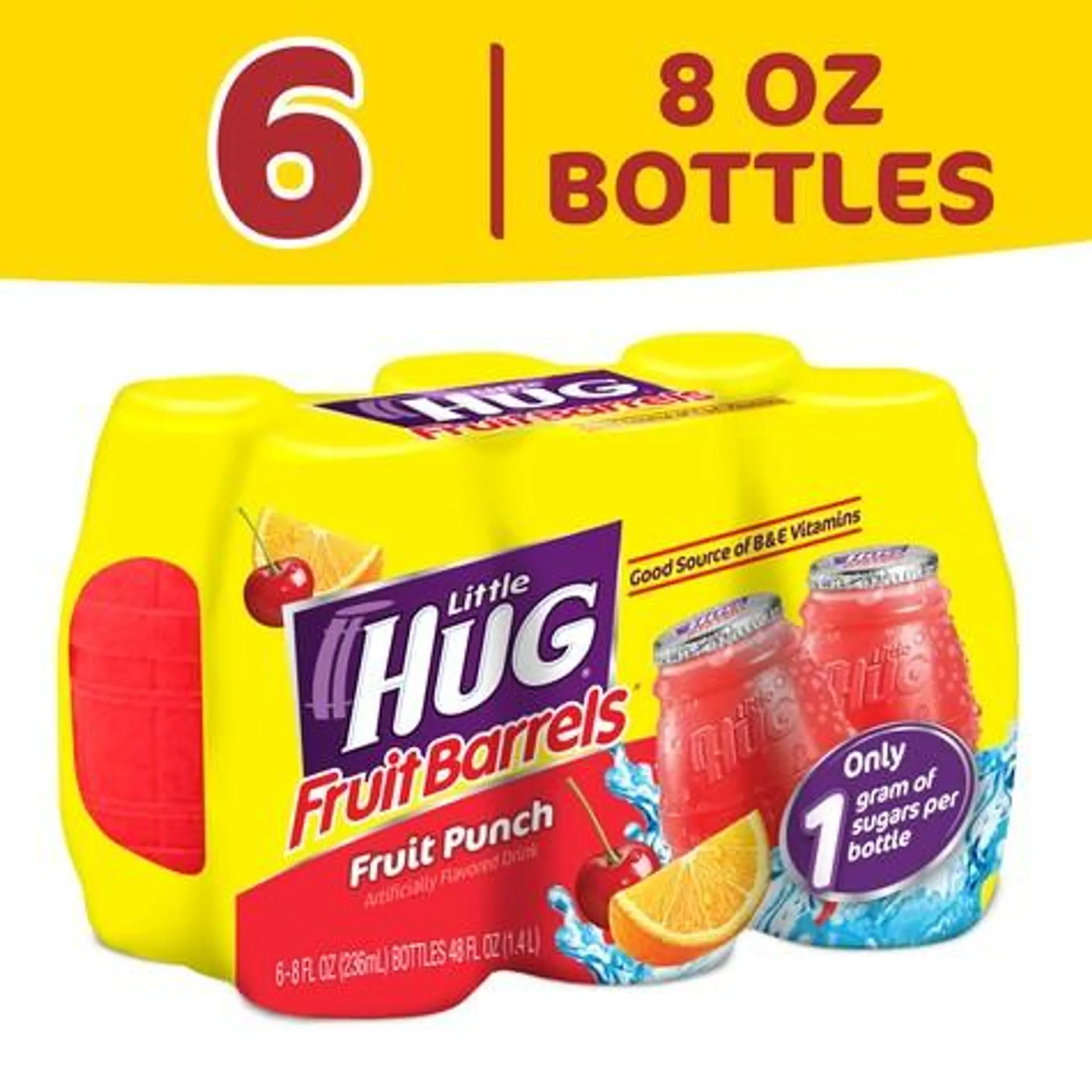 Little Hug Fruit Punch Fruit Barrels, 6-ct. Packs