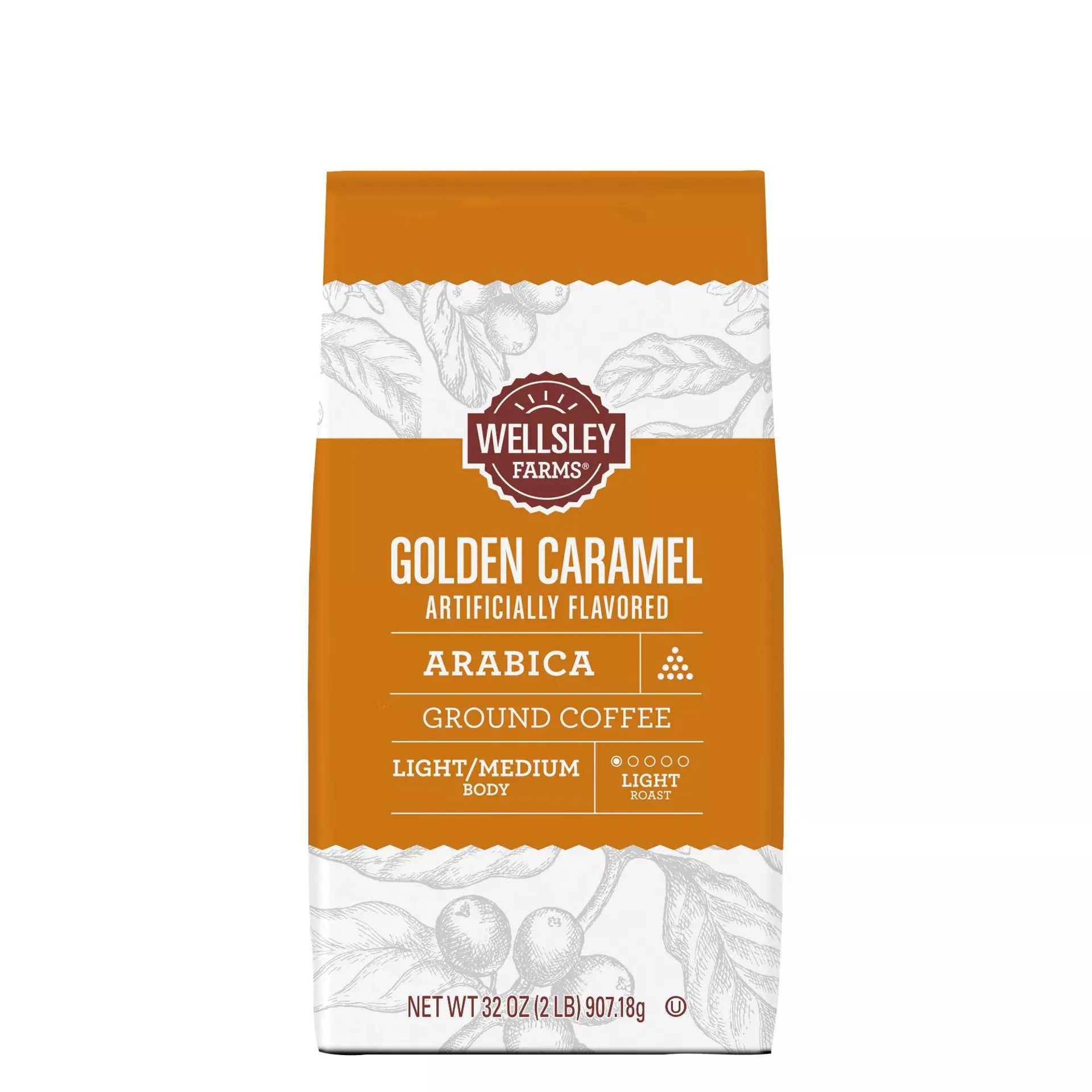 Wellsley Farms Caramel Ground Coffee, 32 oz.