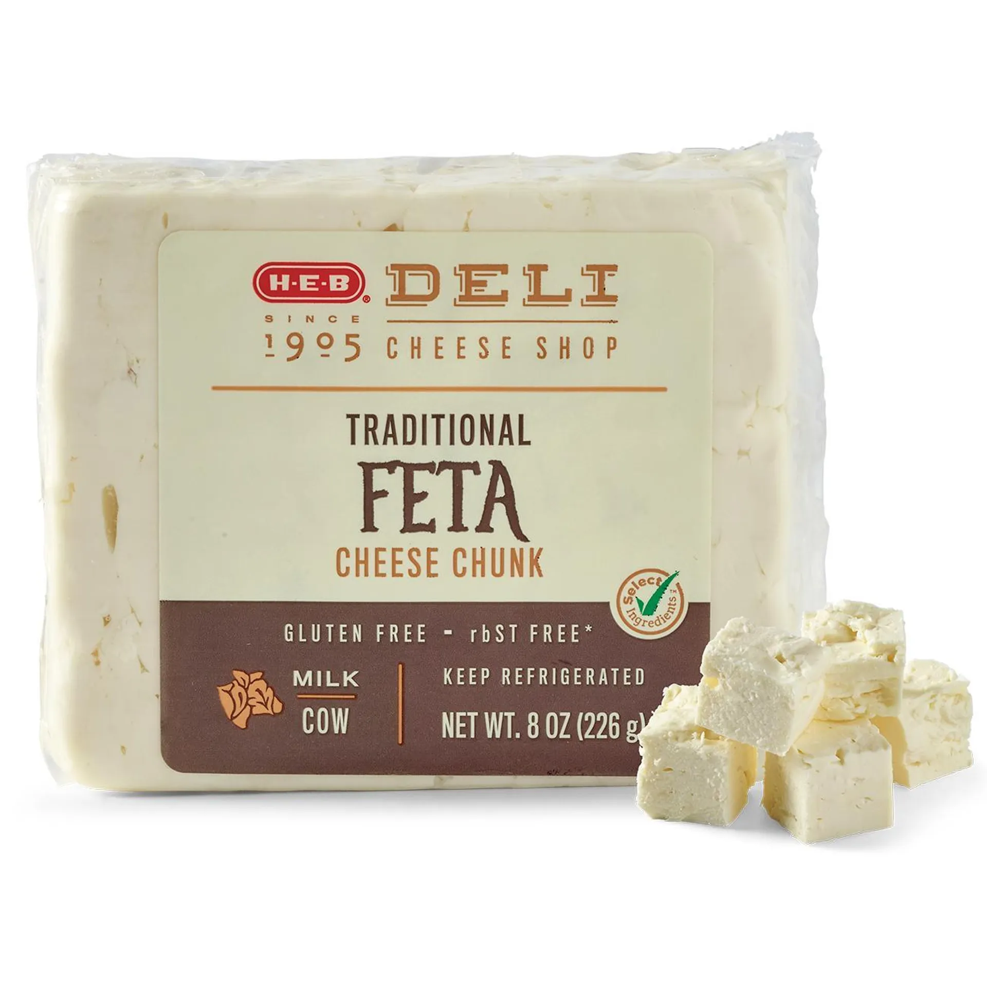 H‑E‑B Deli Traditional Feta Cheese Chunk