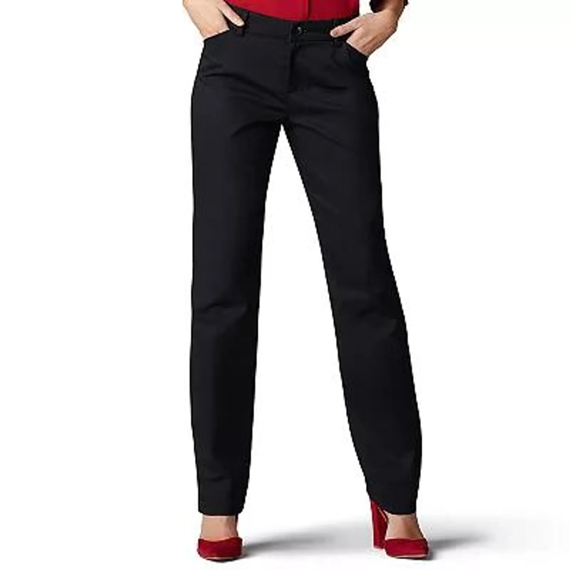 Women's Lee® Wrinkle-Free Relaxed Fit Straight-Leg Pants