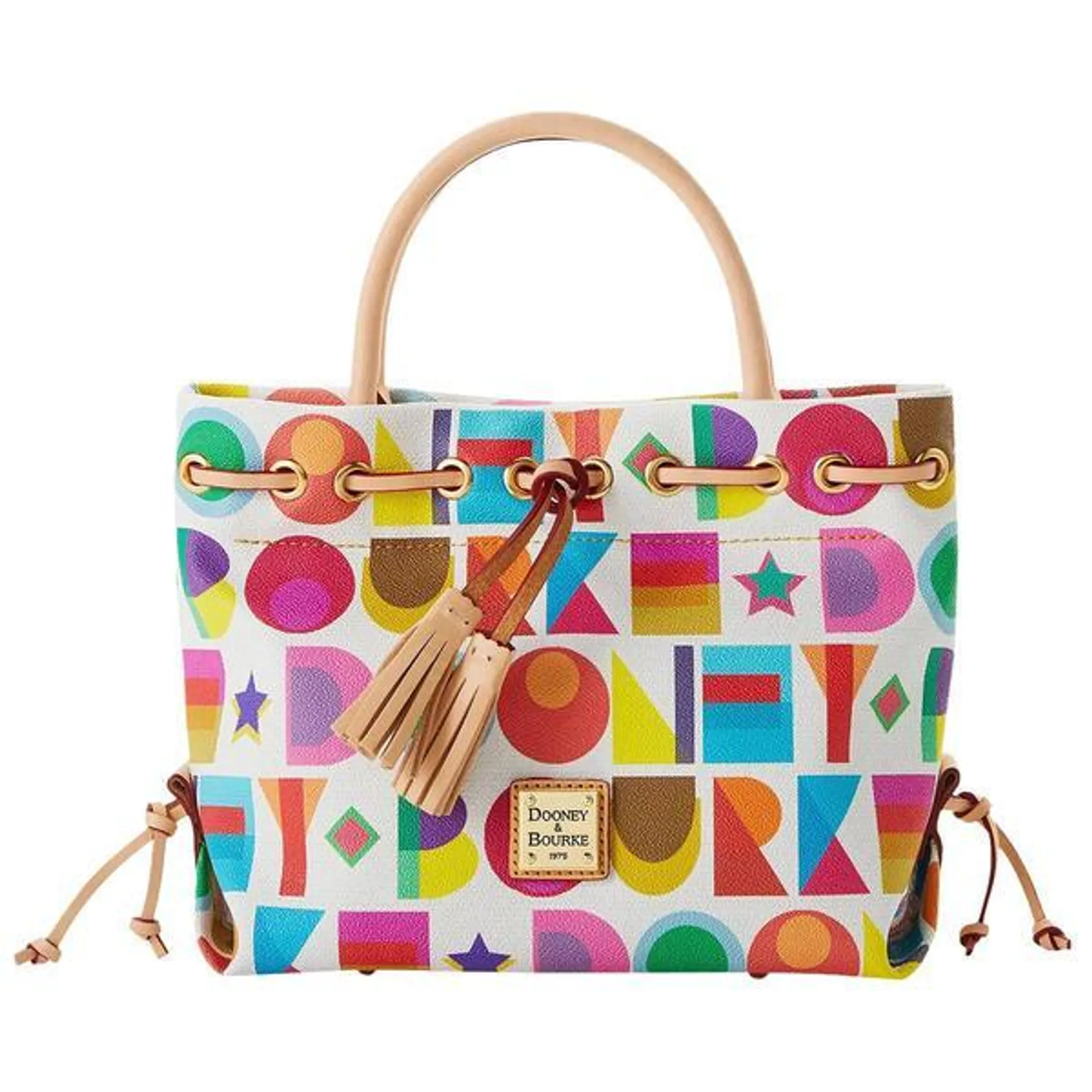 Dooney & Bourke Art Deco Small Tassel Tote