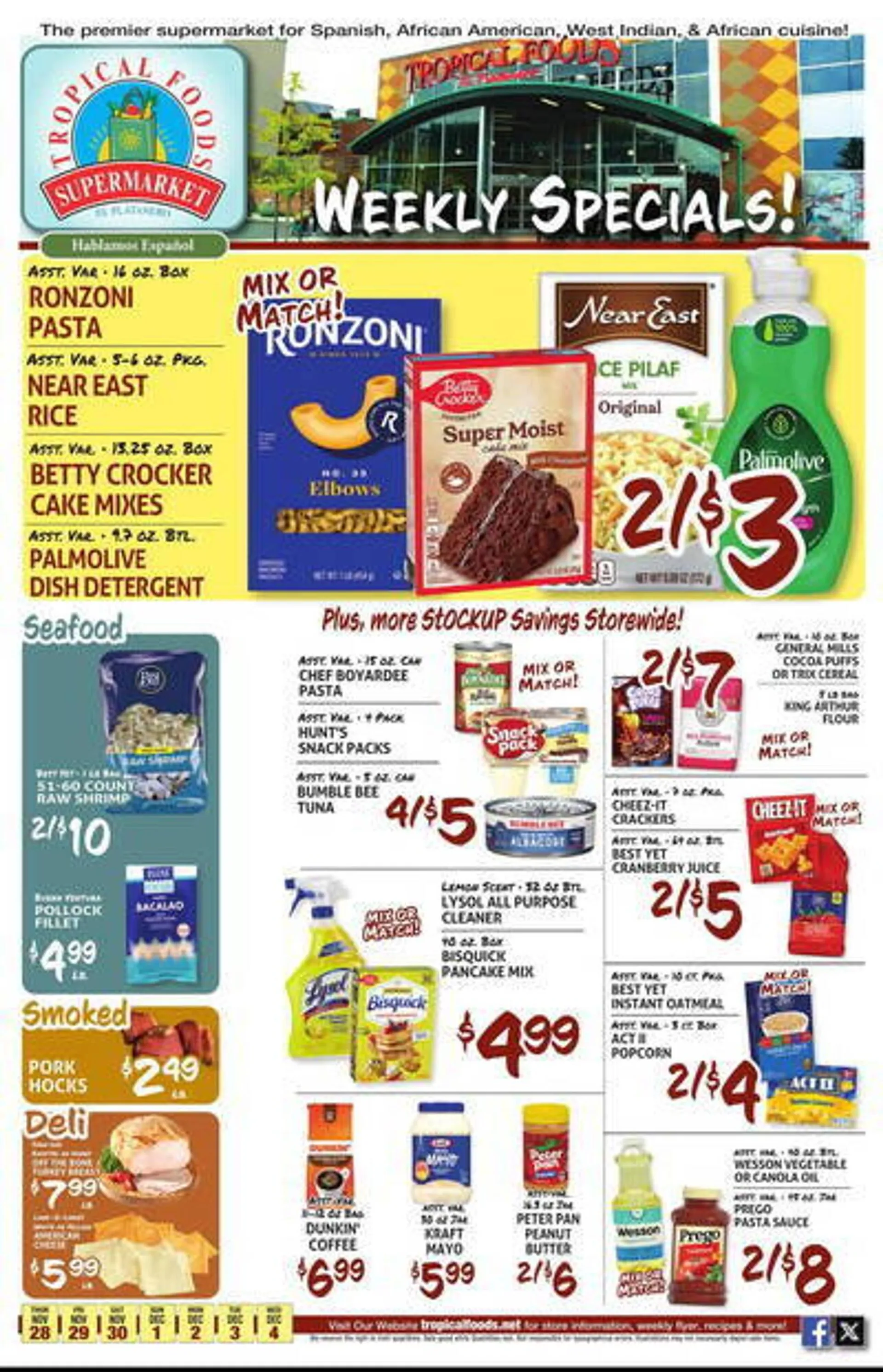 Tropical Foods Supermarket Weekly Ad - 1