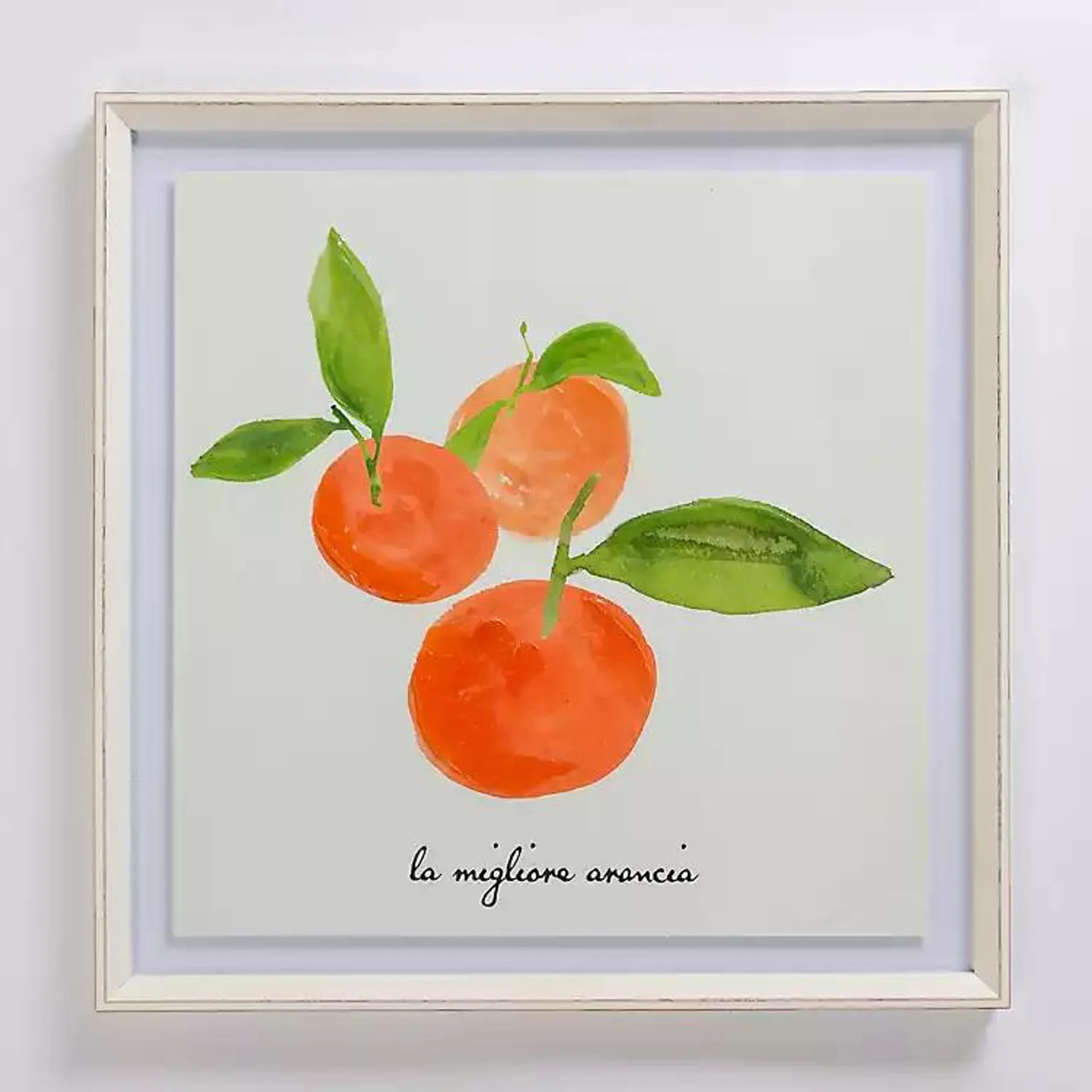 The Best Orange Framed Art Print