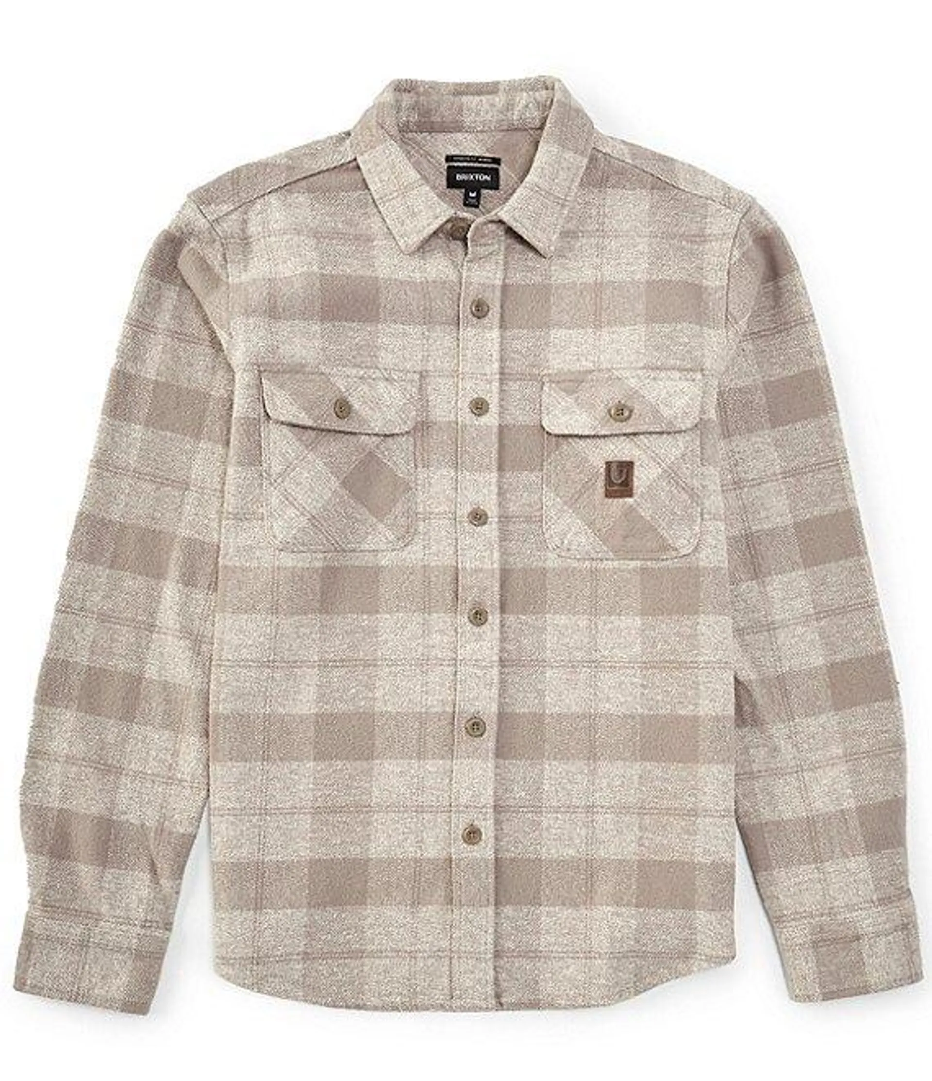 Bowery Long Sleeve Plaid Heavy Flannel Shirt