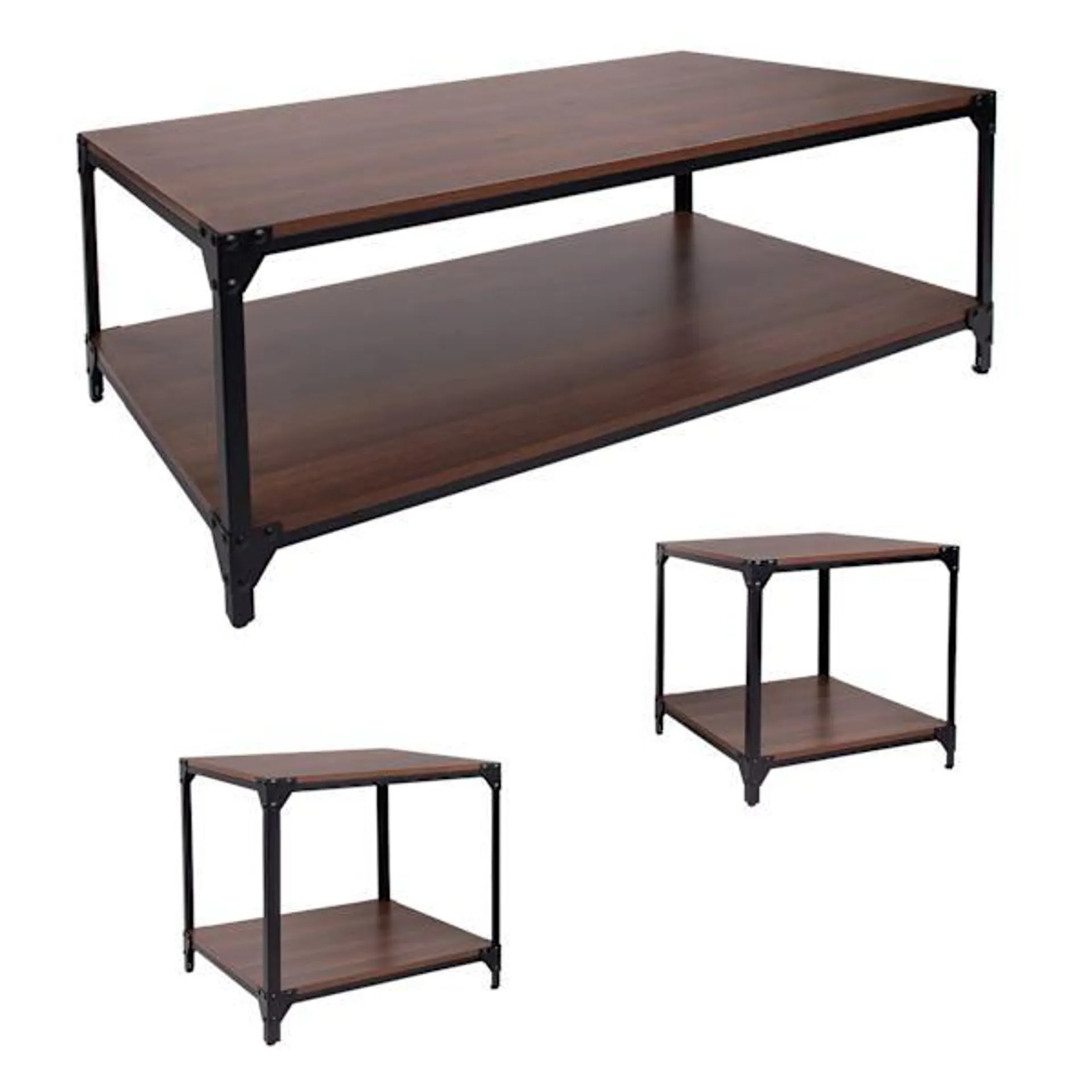 3-Piece Lewis Coffee & Accent Tables Set