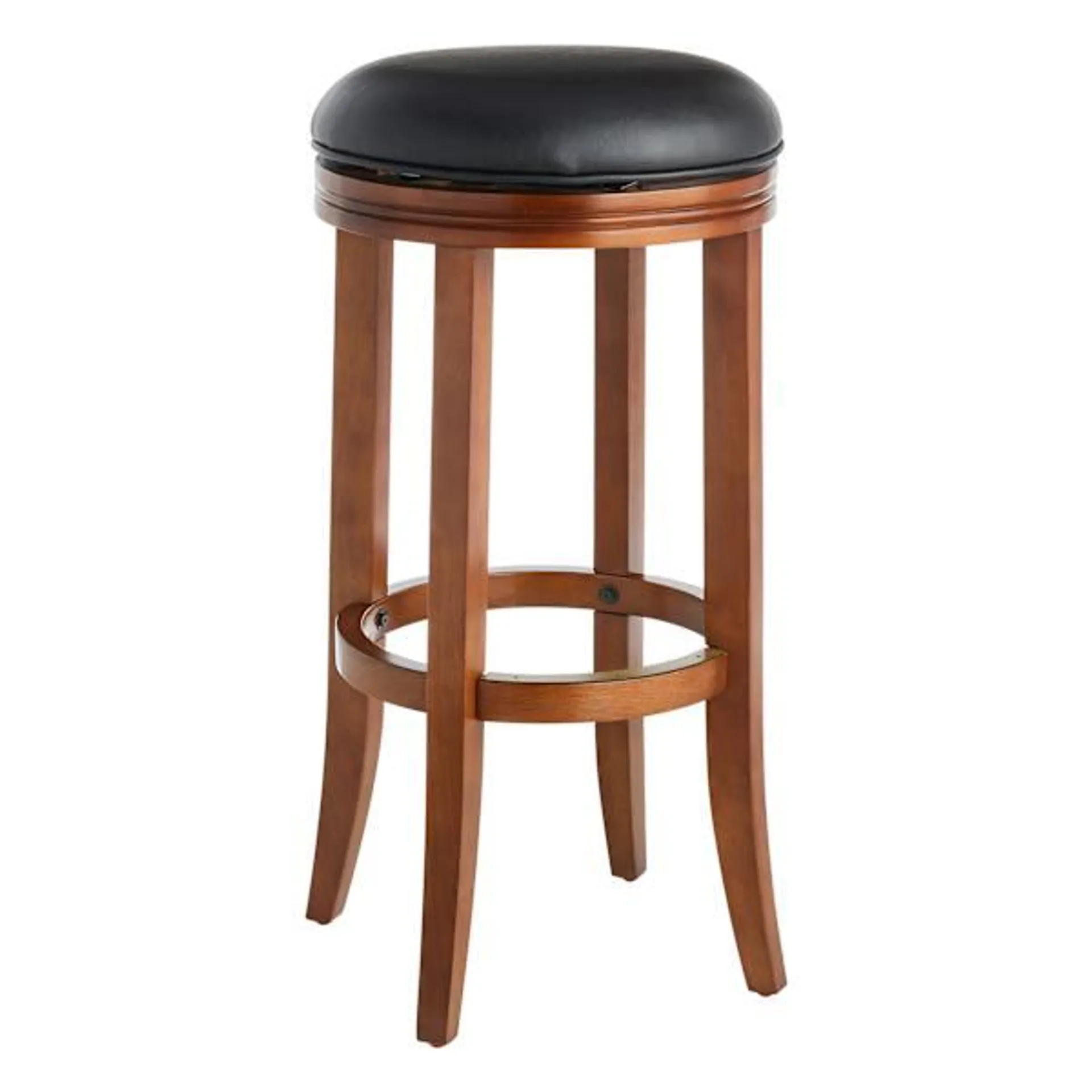 Providence Victoria Backless Barstool, Walnut