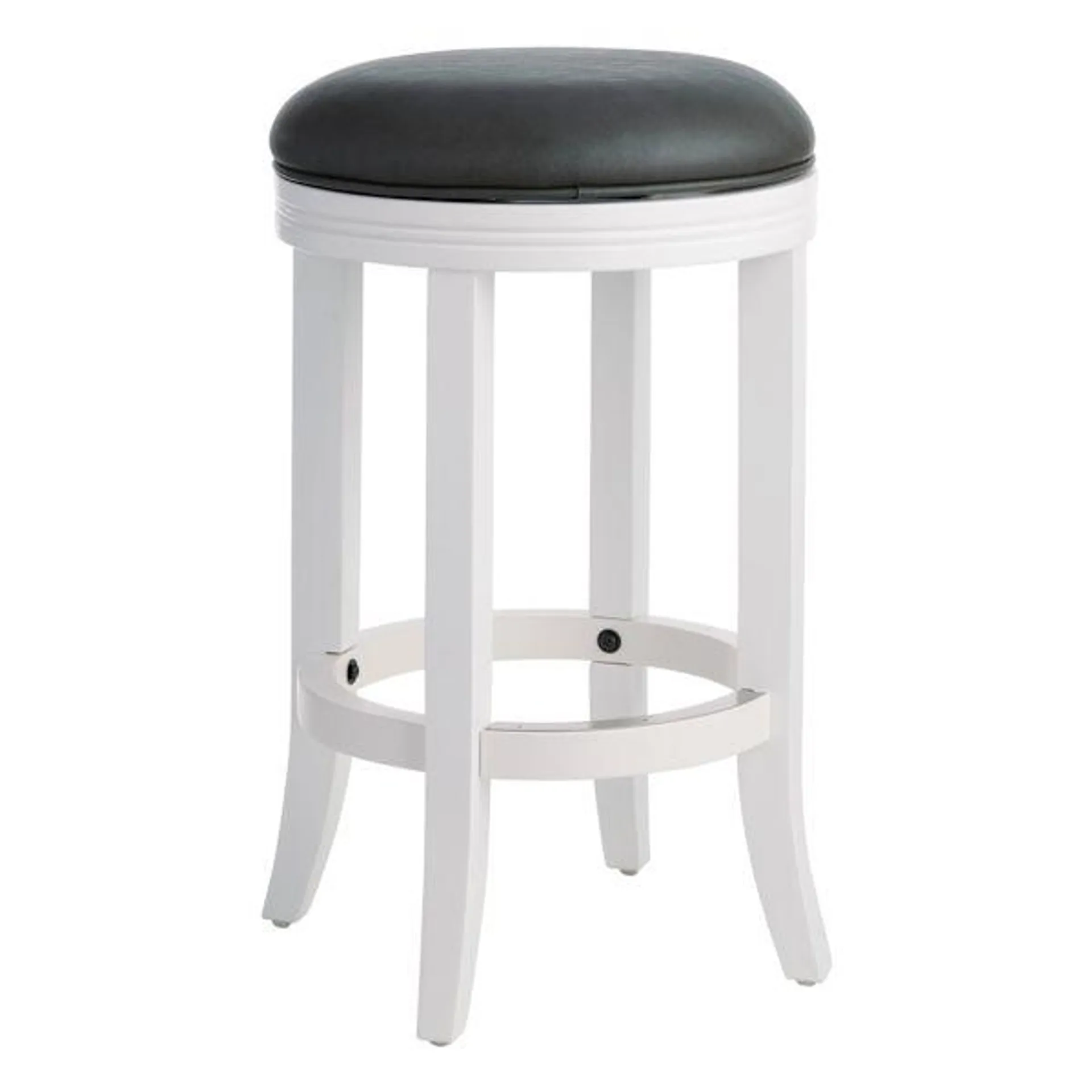 Providence Victoria Backless Counter Stool, White