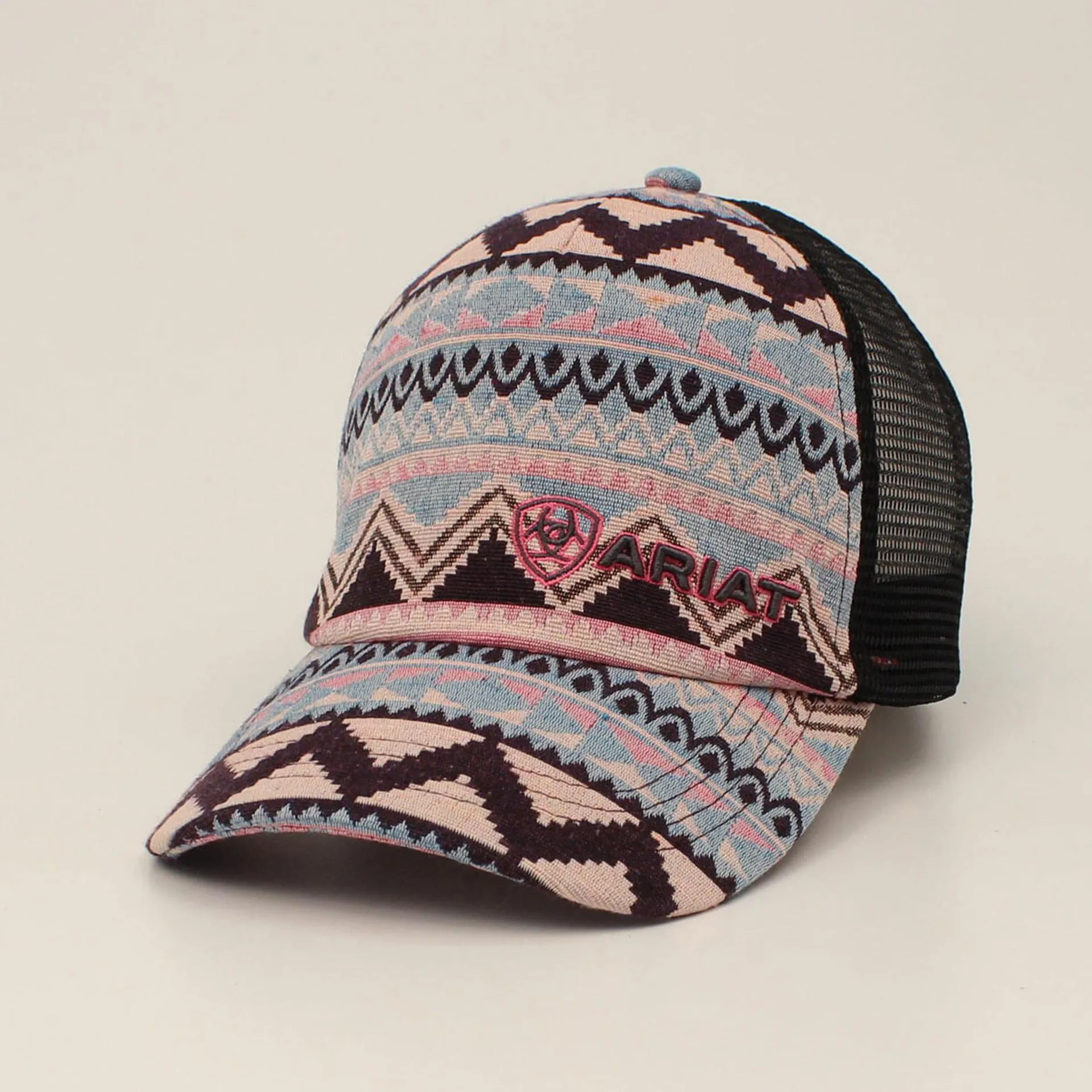 Ariat Ladies Tribal Print Pink Ball Cap