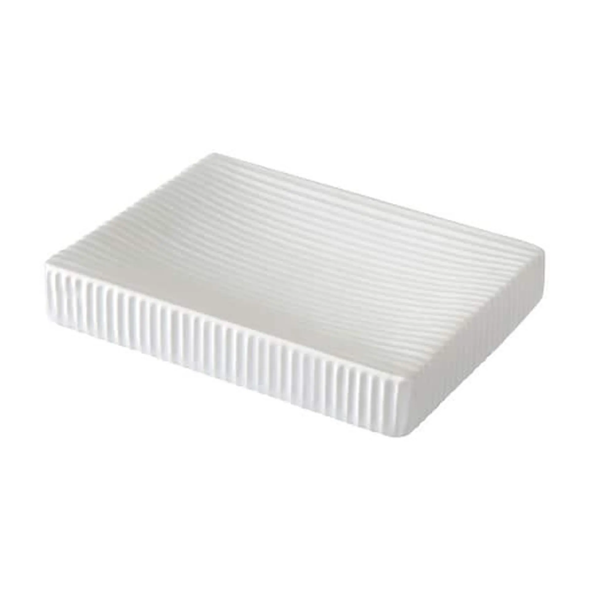 Hotelier Soap Dish Grey - White