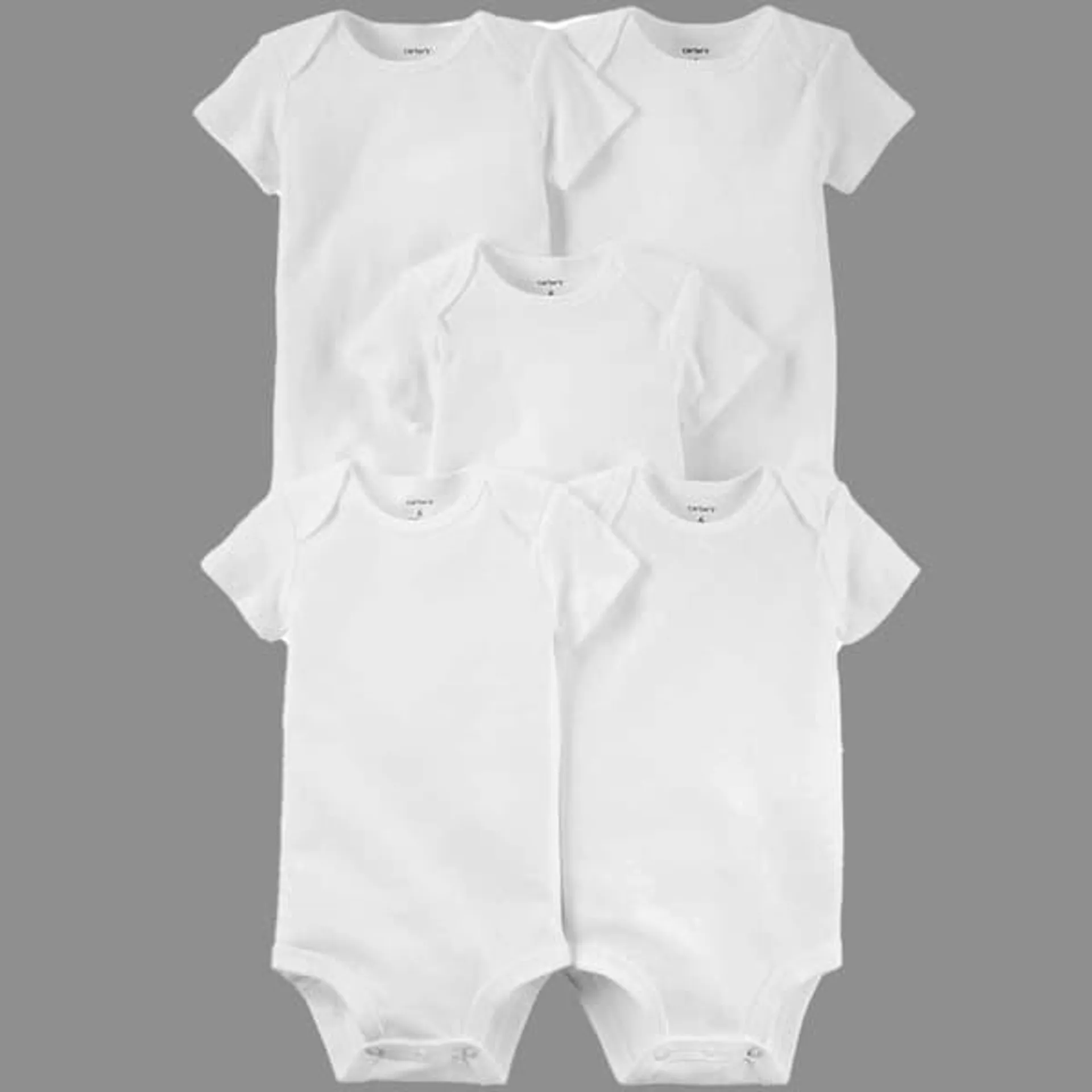 Baby Unisex (NB-24M) Carter’s® 5pk. Short Sleeve Bodysuits